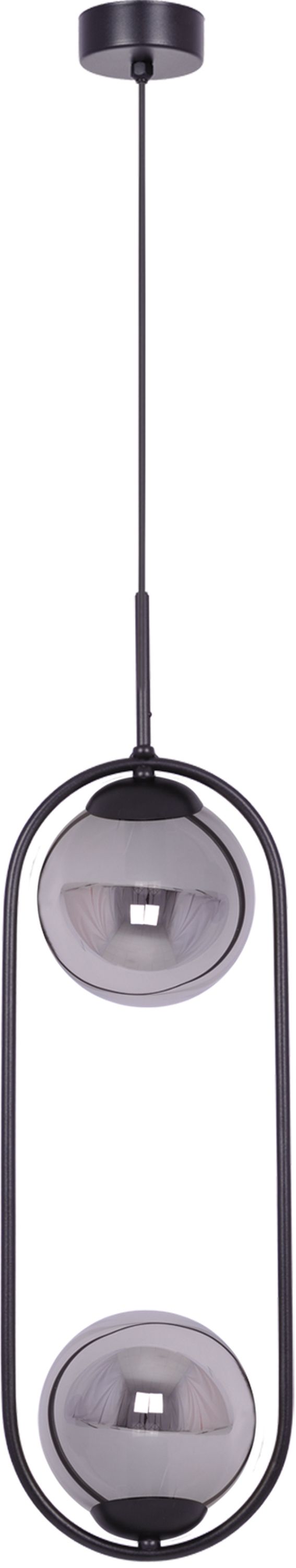 Kaja Davos Pendelleuchte 2x40 W schwarz-graphit K-5111