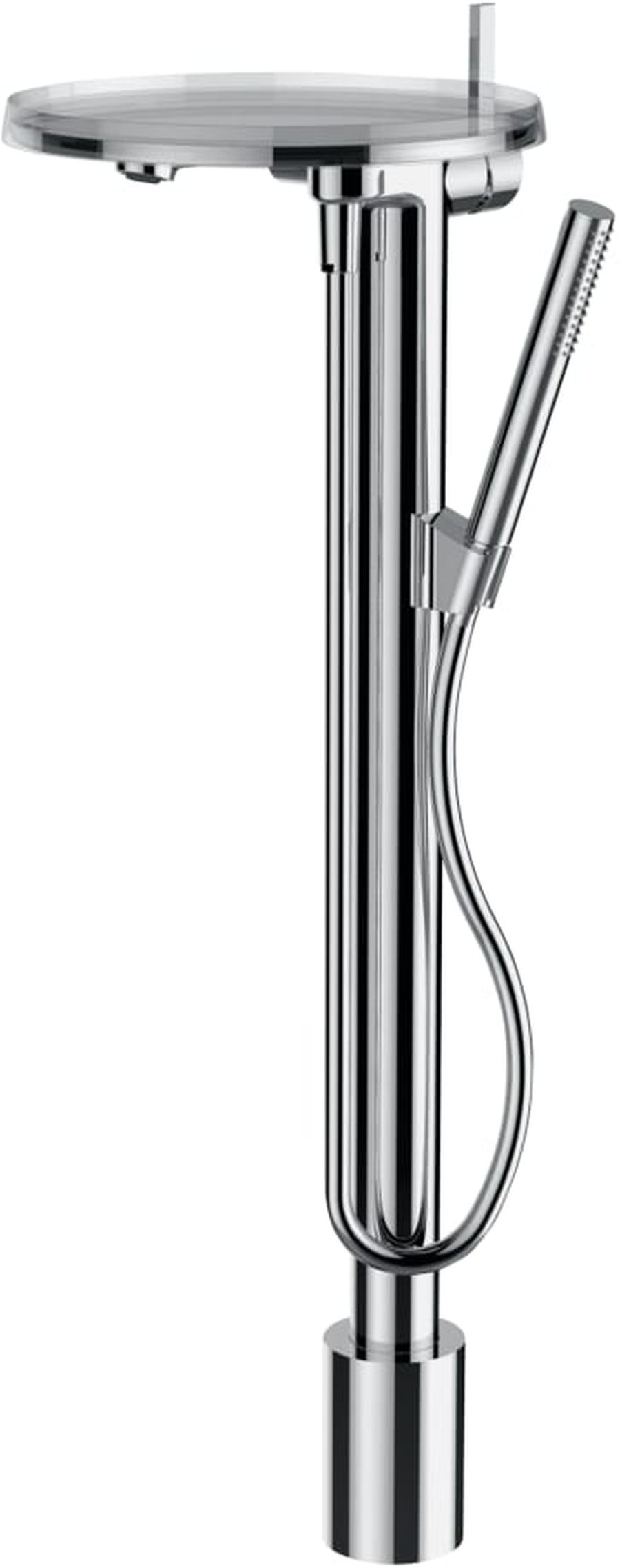 Laufen Kartell Badewannen- und Duscharmatur freistehend chrom H3213310041211