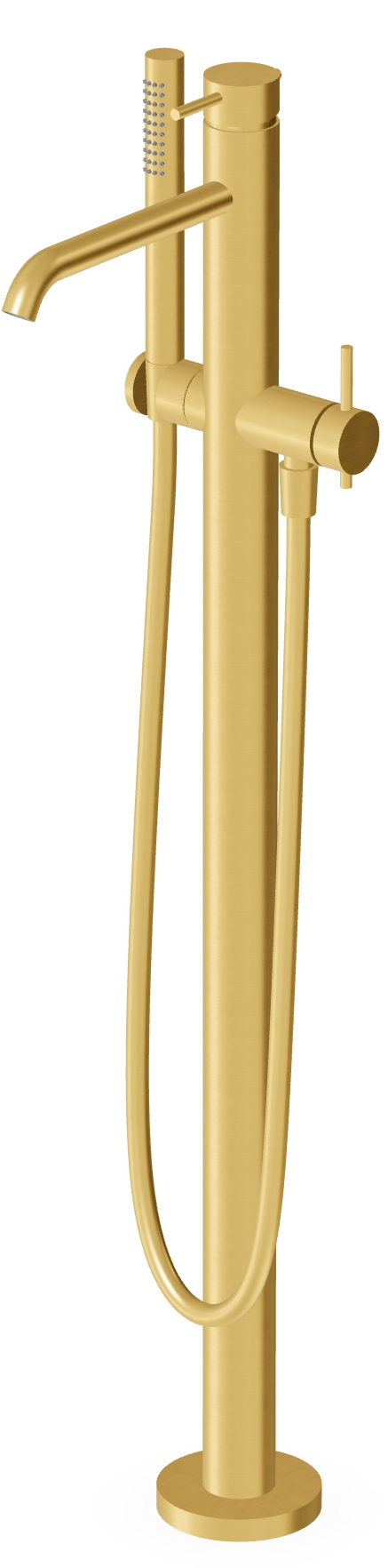 Zucchetti Helm Badewannen- und Duscharmatur freistehend kupfer ZHE730.XP41