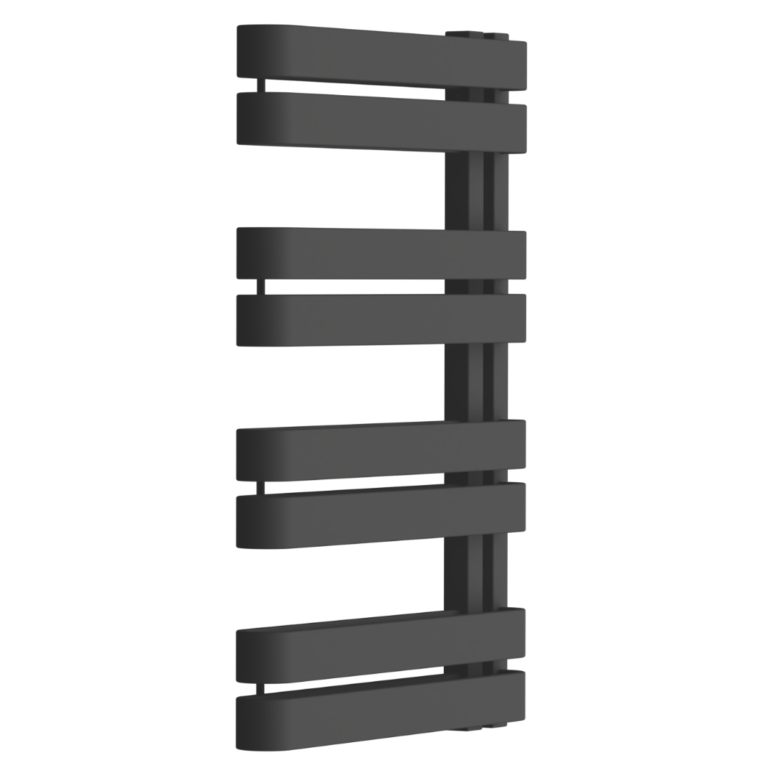 Excellent Meteor Side Badezimmerheizkörper Leiter 72x50 cm schwarz GREX.MES72.BL