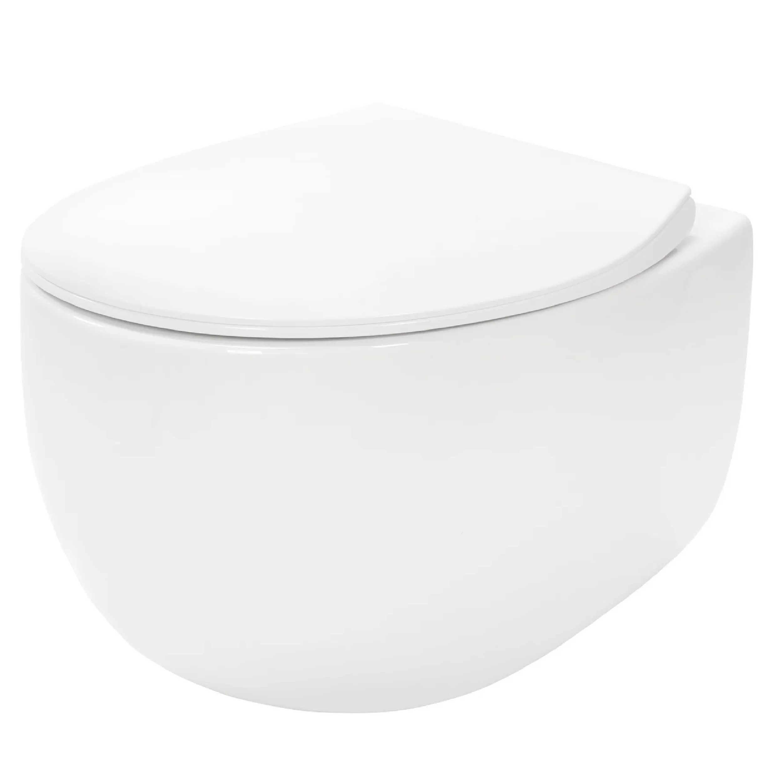 Rea Lars WC-Set mit Sitz hängend Spülrandlos weiß REA-C9500