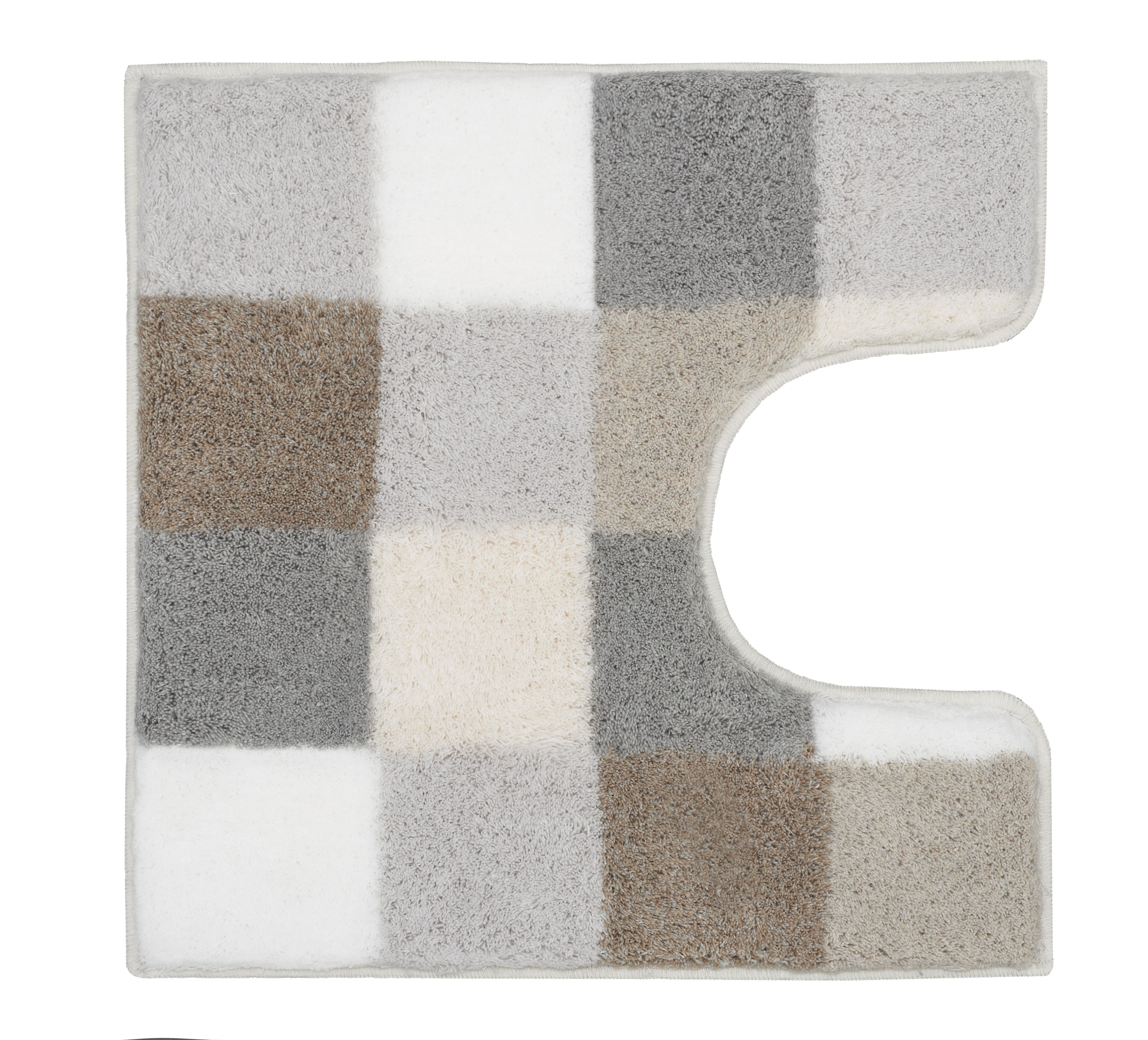 Kleine Wolke Caro Badezimmerteppich 55x55 cm WC-Vorleger farbmischung 5426287129