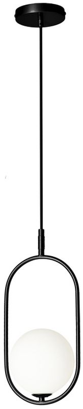 Candellux Cordel Pendelleuchte 1x28 W weiß-schwarz 31-10148