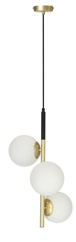 Candellux Duo Pendelleuchte 3x15 W weiß-gold 33-01276