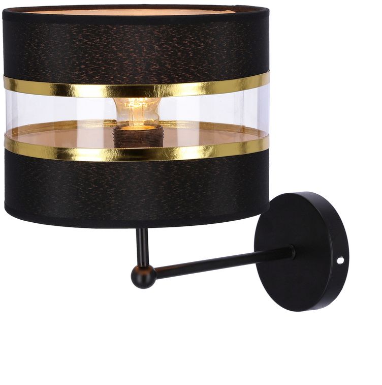 Candellux Andy Leuchter 1x40 W schwarz-gold 21-06134