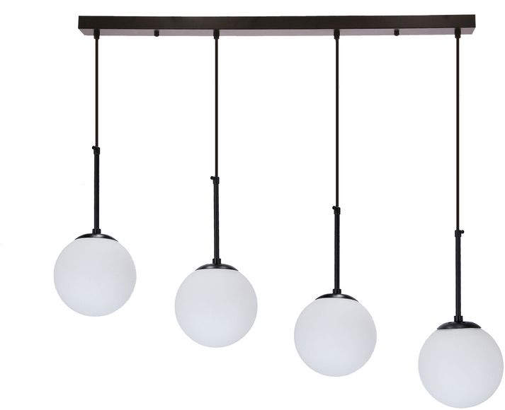 Candellux Pompei Pendelleuchte 4x40 W weiß-schwarz 34-09630