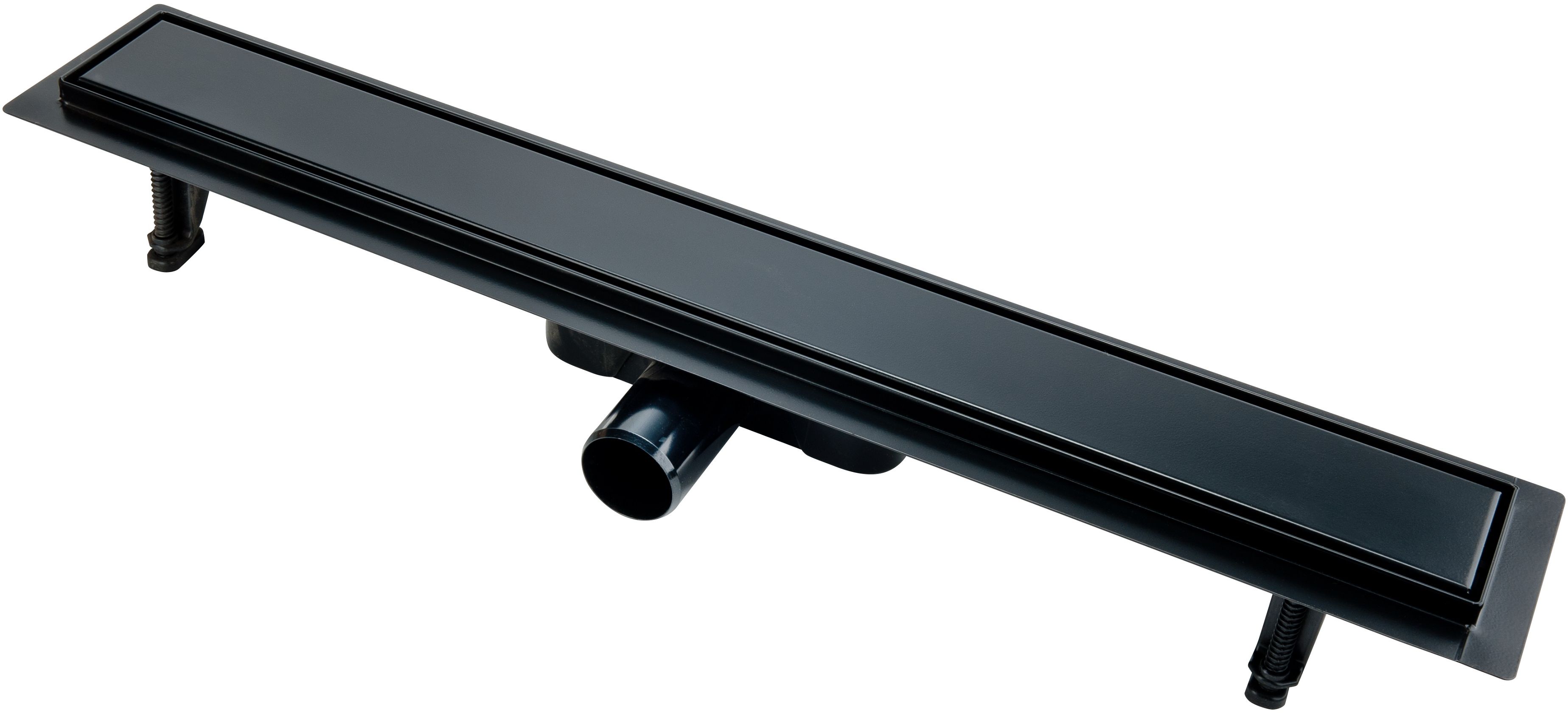 FDesign Kleome Linearablauf mit Rost 70 cm schwarz FD74017022