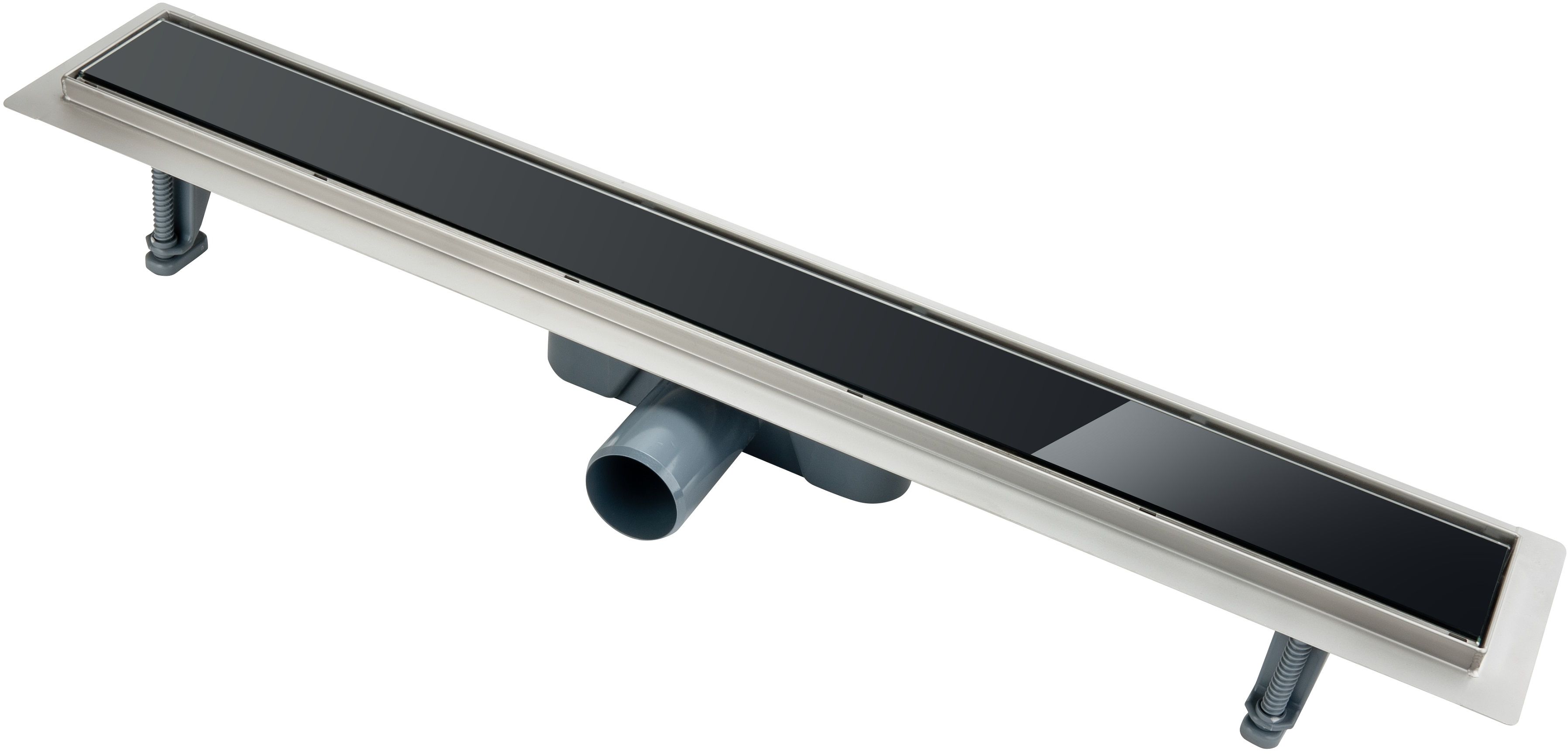 FDesign Kleome Linearablauf mit Rost 60 cm schwarz FD74026021