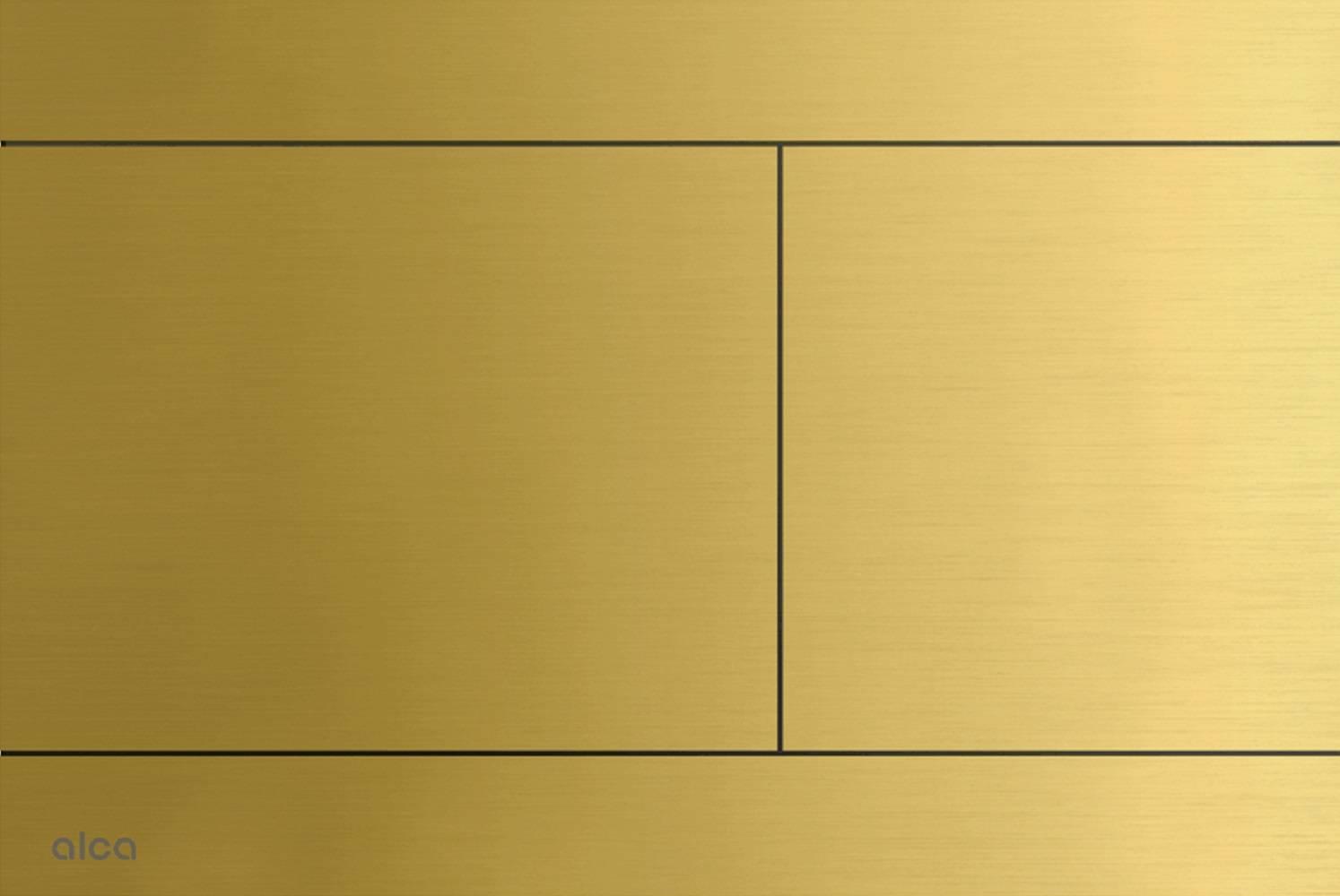 Alca Flat Betätigungsplatte für Toilette gold FUN-BRASS
