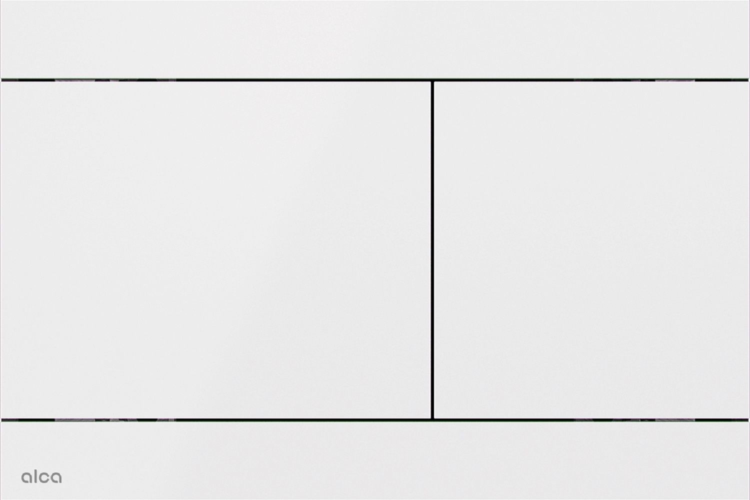 Alca Flat Betätigungsplatte für Toilette weiß FUN-WHITE