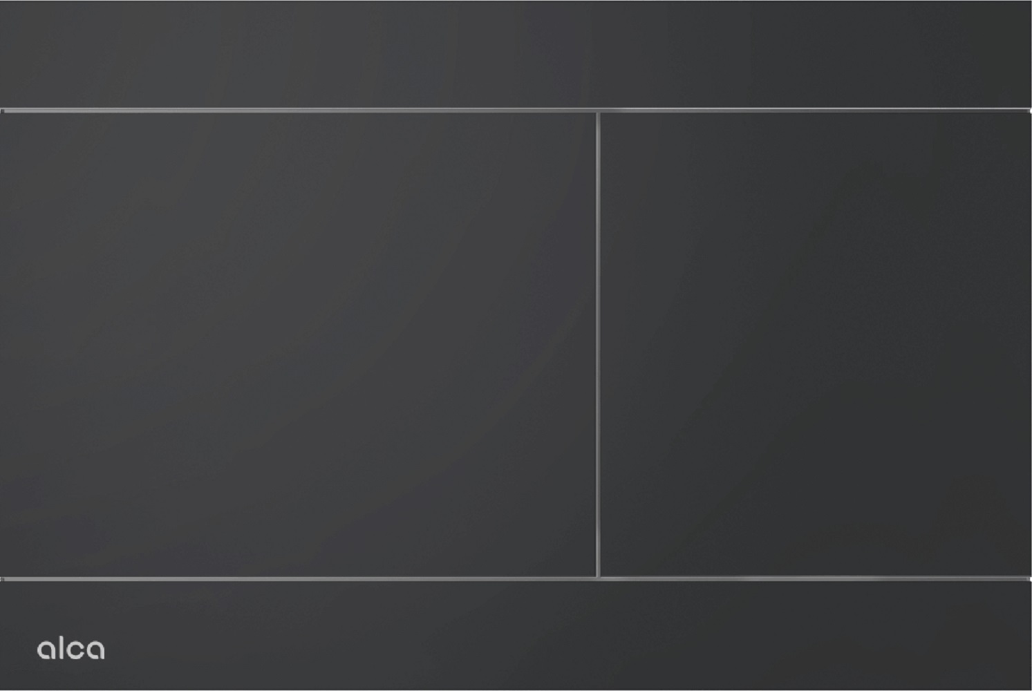 Alca Flat Betätigungsplatte für Toilette schwarz FUN-BLACK