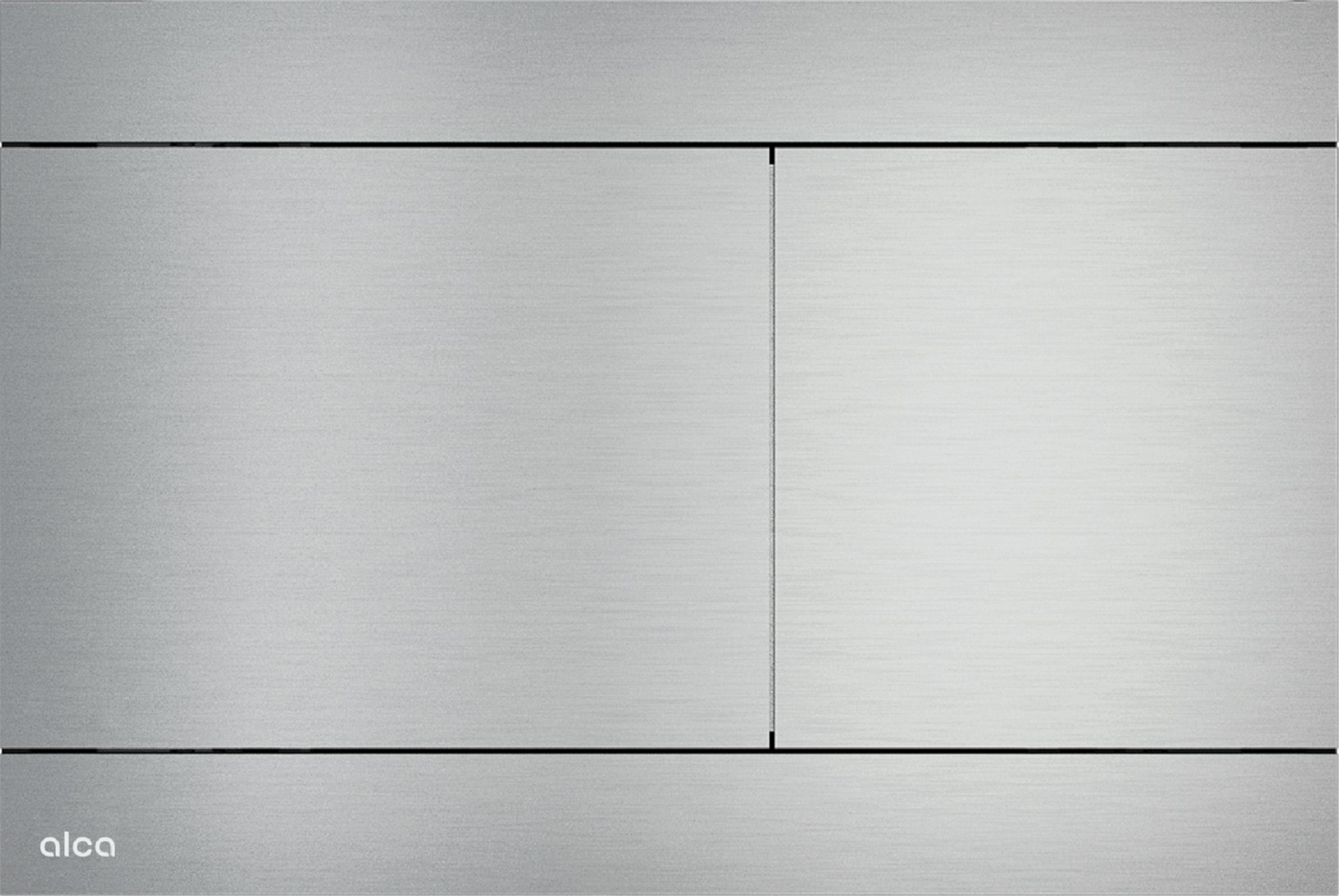 Alca Flat Betätigungsplatte für Toilette stahl FUN-ALUNOX