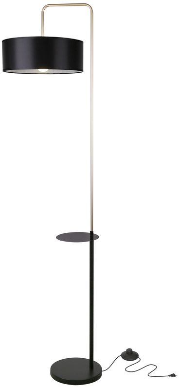 Candellux Impact Stehlampe 1x40 W schwarz-gold 51-00026