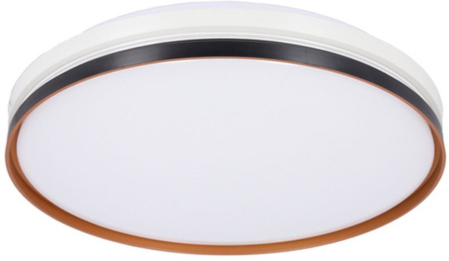 Candellux Montana Decke 1x24 W weiß-schwarz-gold 14-11329