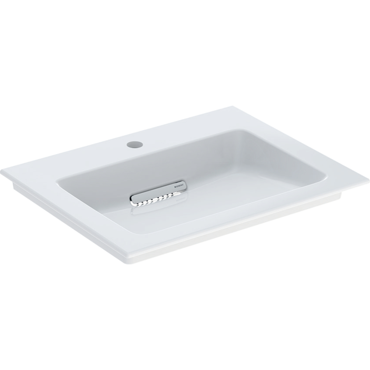 Geberit One Waschbecken 60x48 cm rechteckig Möbel weiß 505.002.00.1