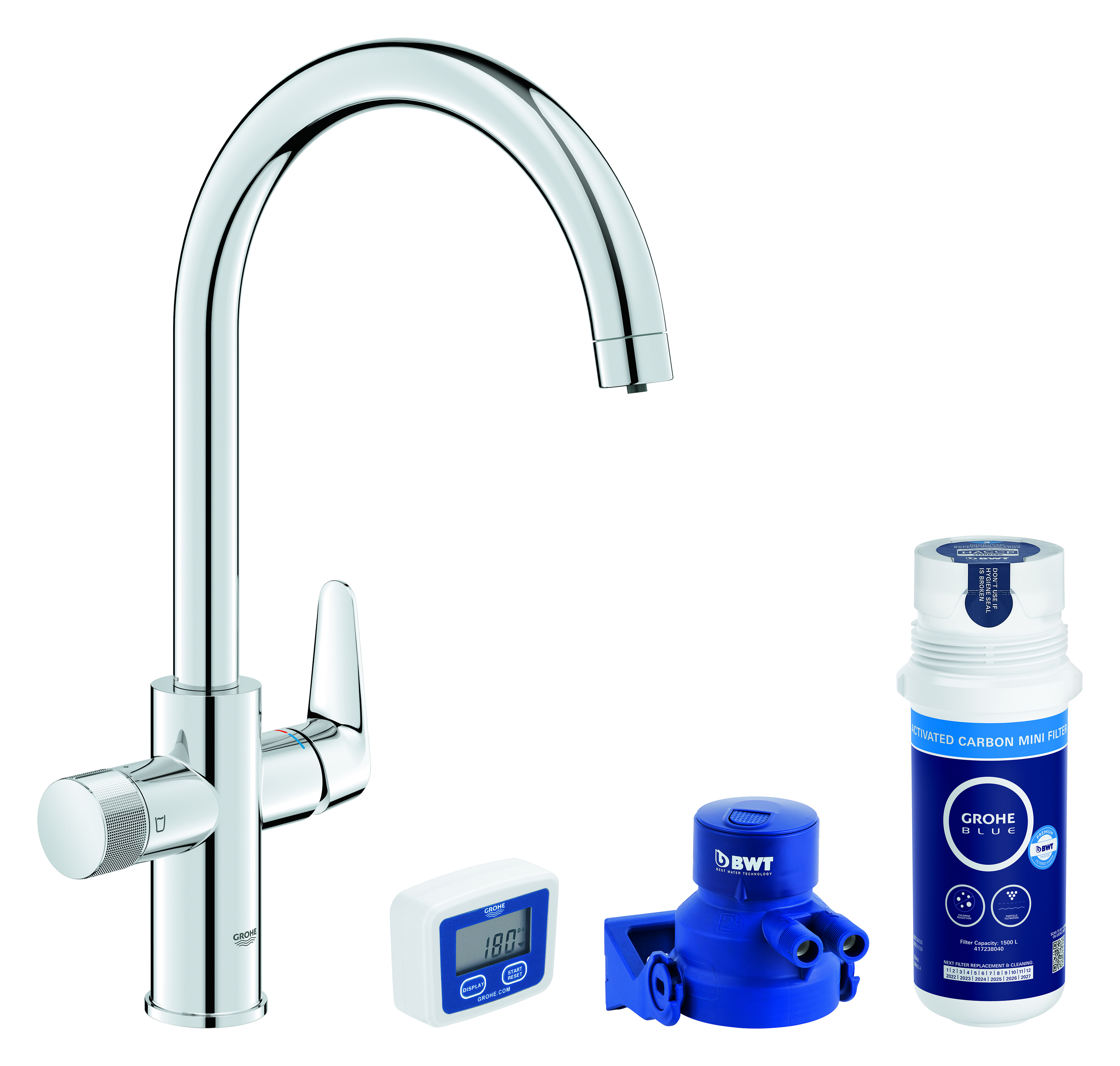 Grohe Blue Starterset mit Küchenarmatur Stehend chrom 30593000