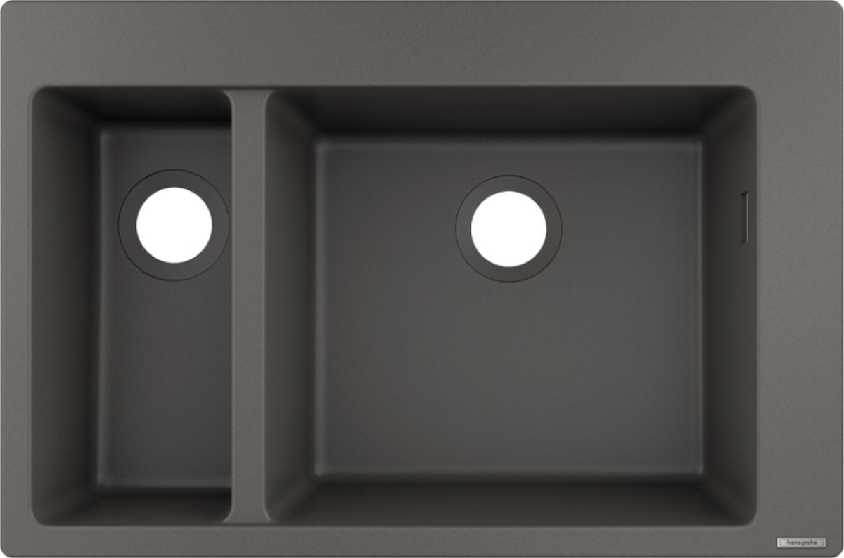 Hansgrohe S 51 Granitspüle 77x51 cm grau/graphit/onyx 43315290