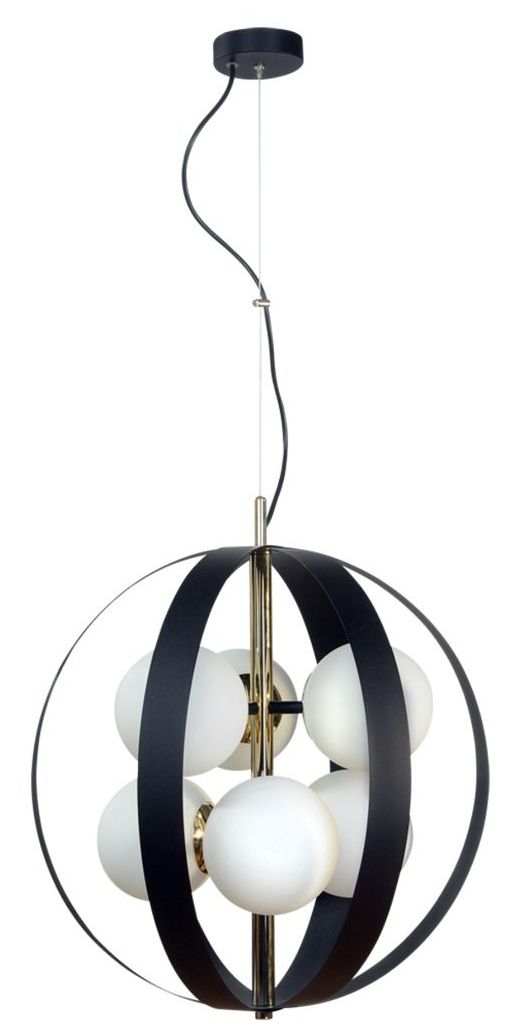 Zuma Line Nela Pendelleuchte 6x40 W weiß-schwarz-gold 1138