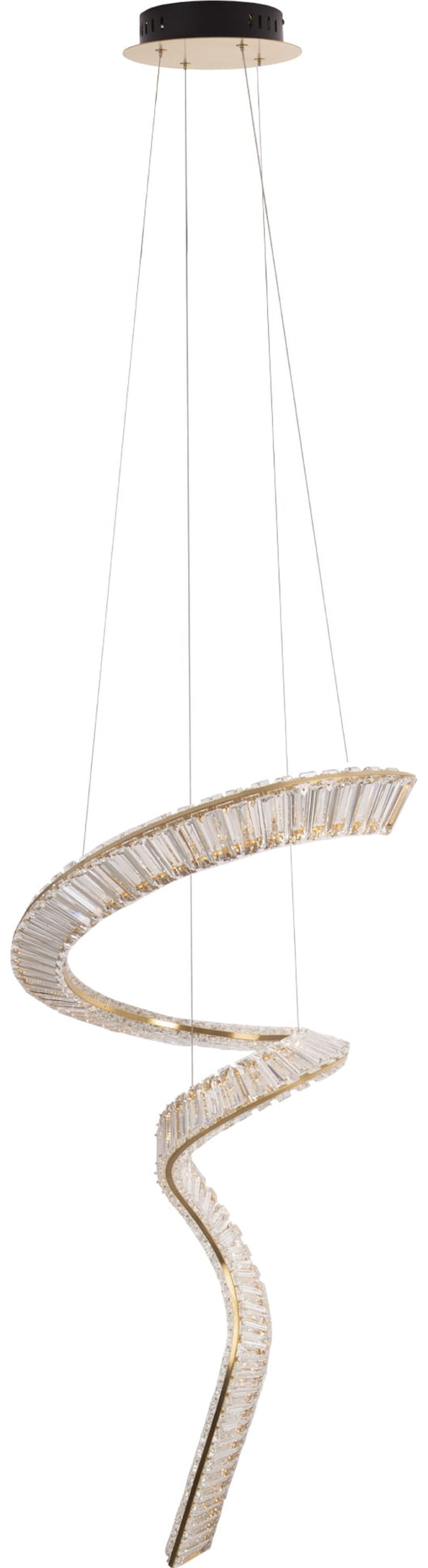 MaxLight Charme Pendelleuchte 1x60 W gold-kristall P0477