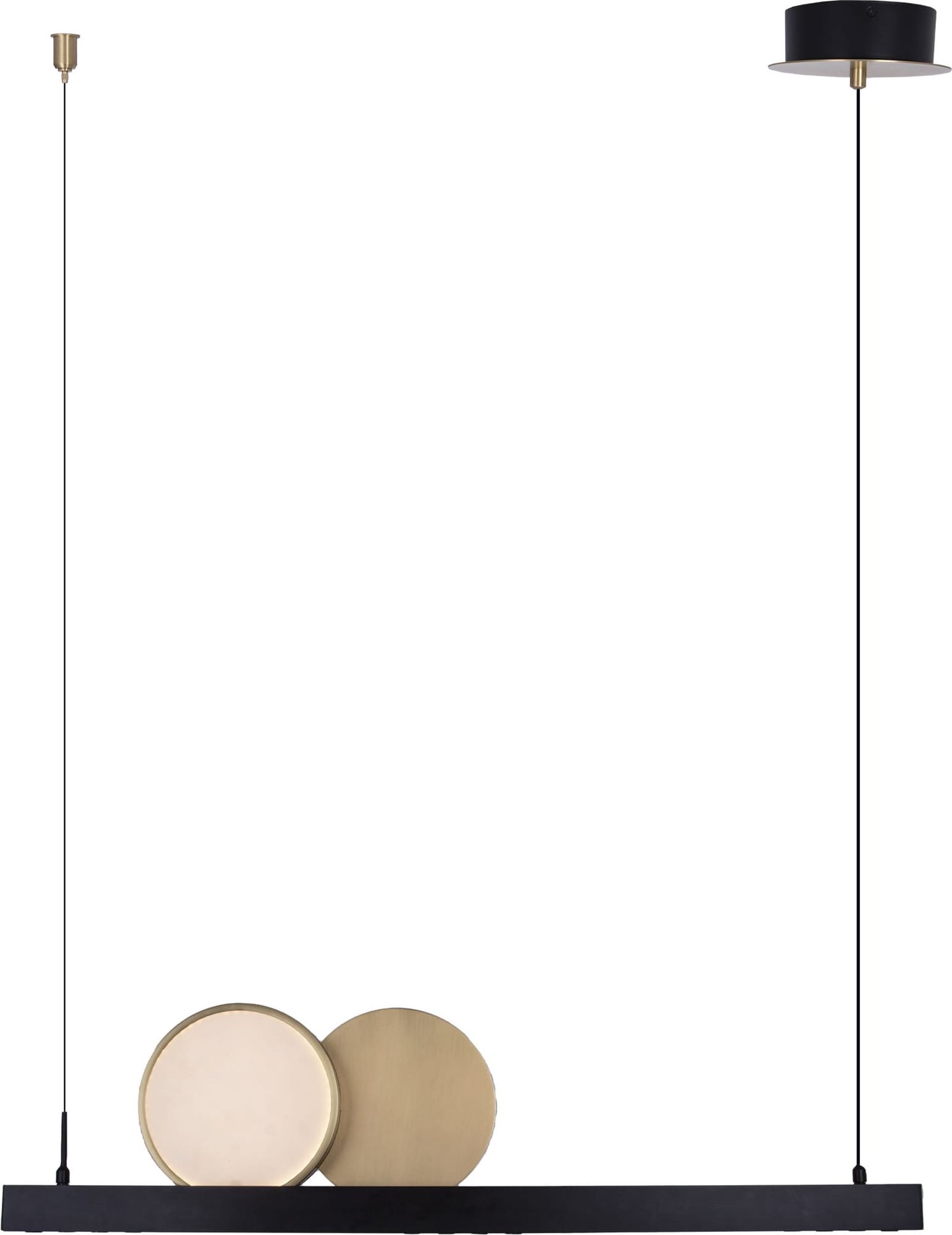 MaxLight Momo Pendelleuchte 1x35 W schwarz-gold P0487