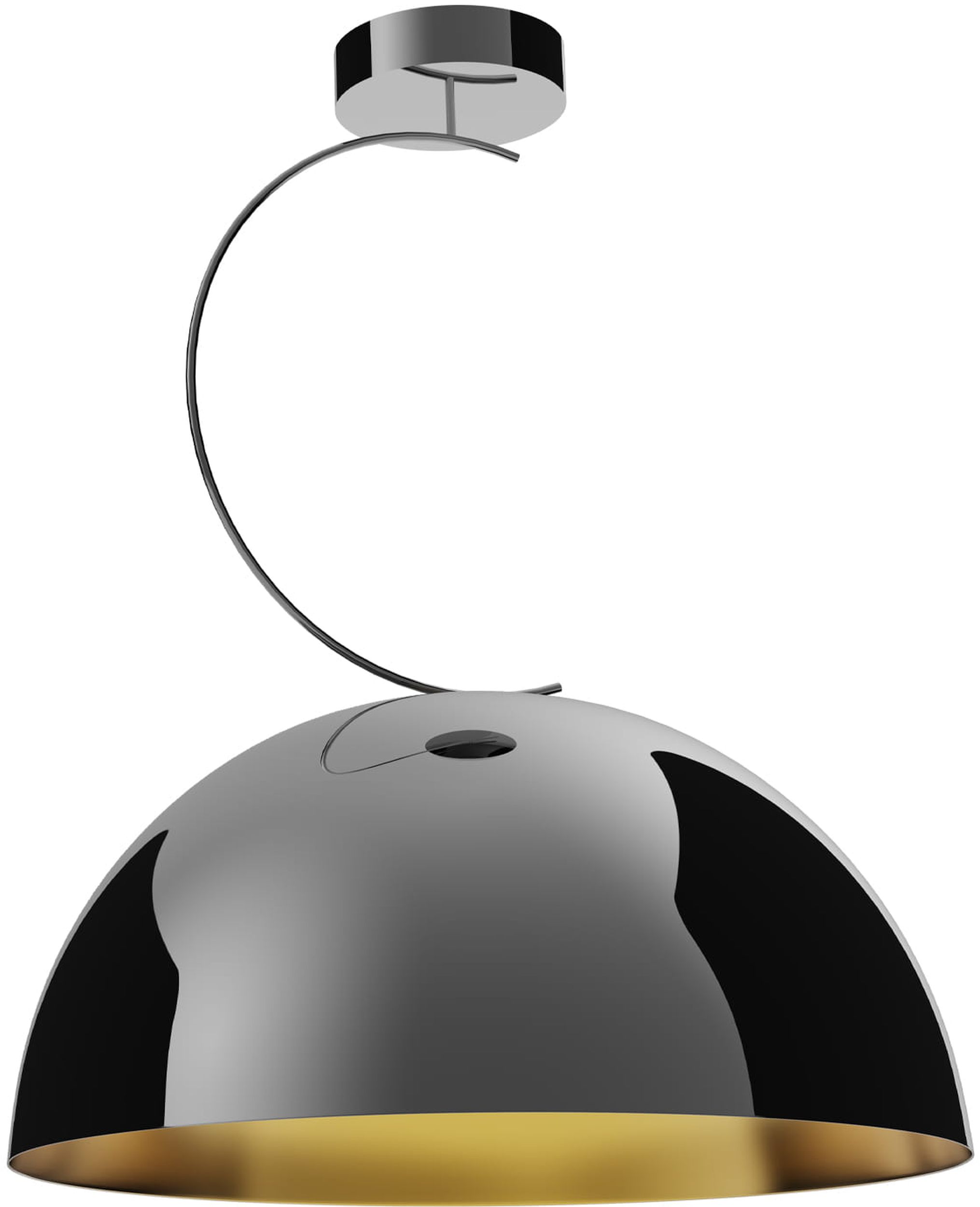 MaxLight Twenty Deckenlampe 1x60 W schwarz-gold P0463