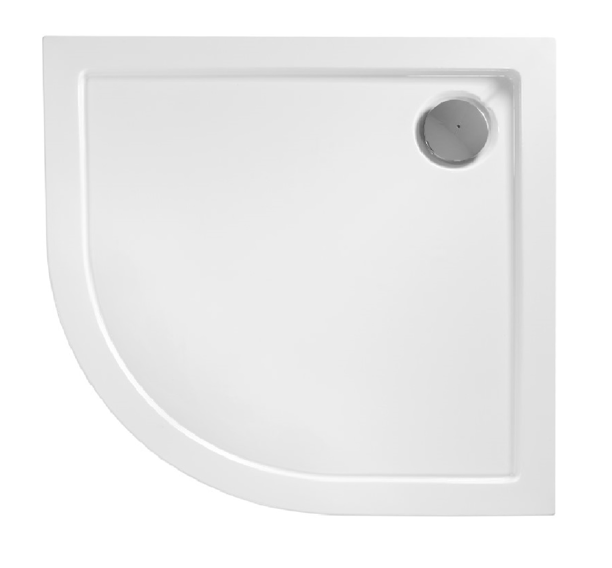 Rea Look Duschbecken 80x80 cm weiß REA-K7908