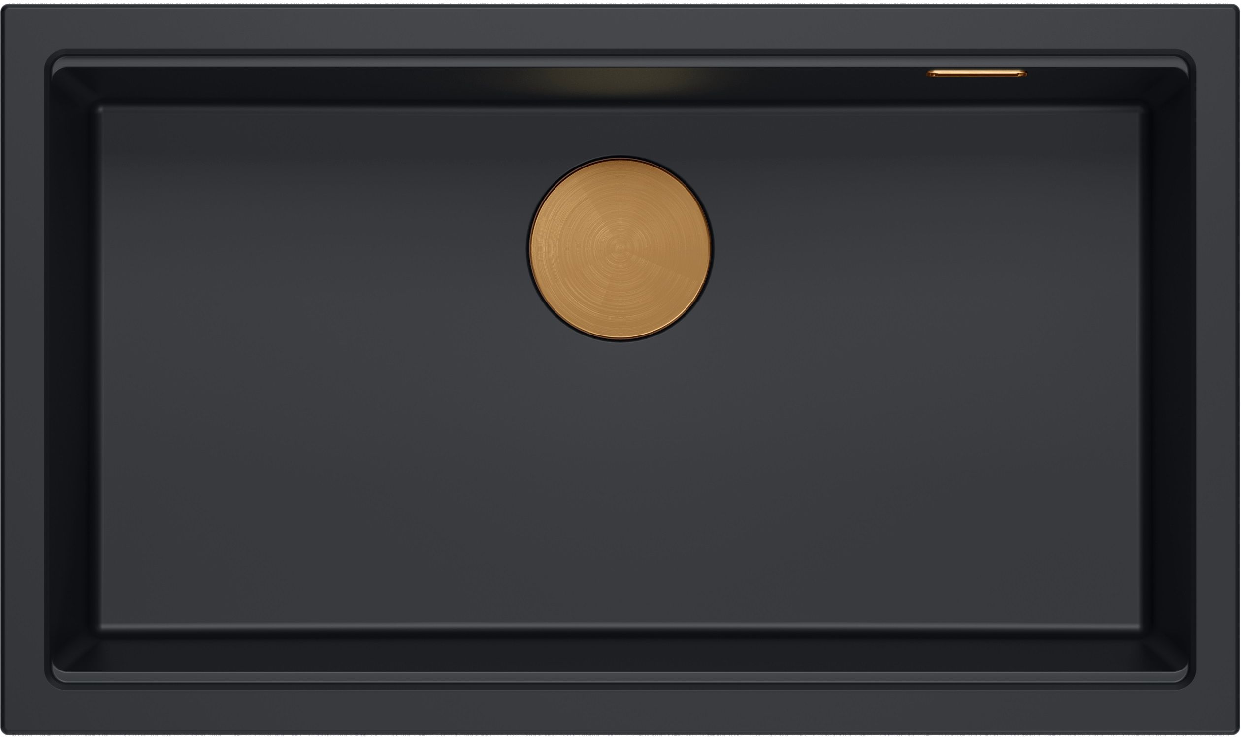 Quadron Logan graniteq-spüle 76x45 cm schwarz HQD7644U7_PVDC1_U