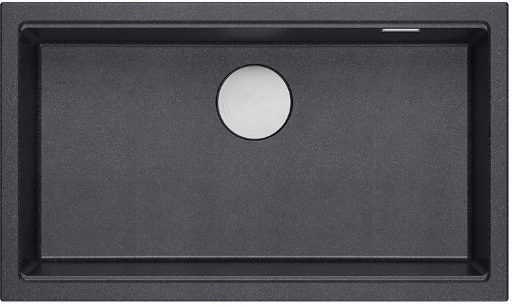 Quadron Logan graniteq-spüle 76x45 cm schwarz HQD7644U8_BS_U