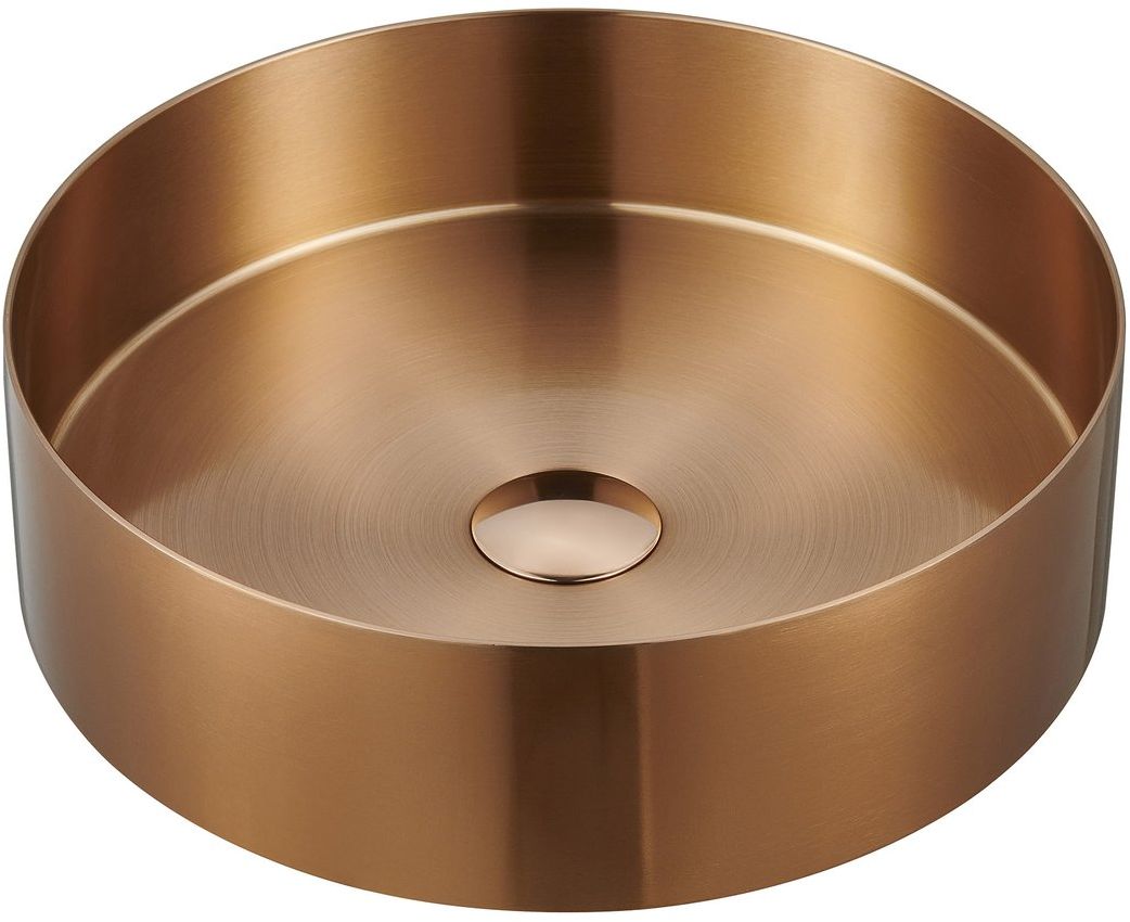 Sapho Aurum Waschbecken 38x38 cm rund Aufsatzwaschbecken AU301