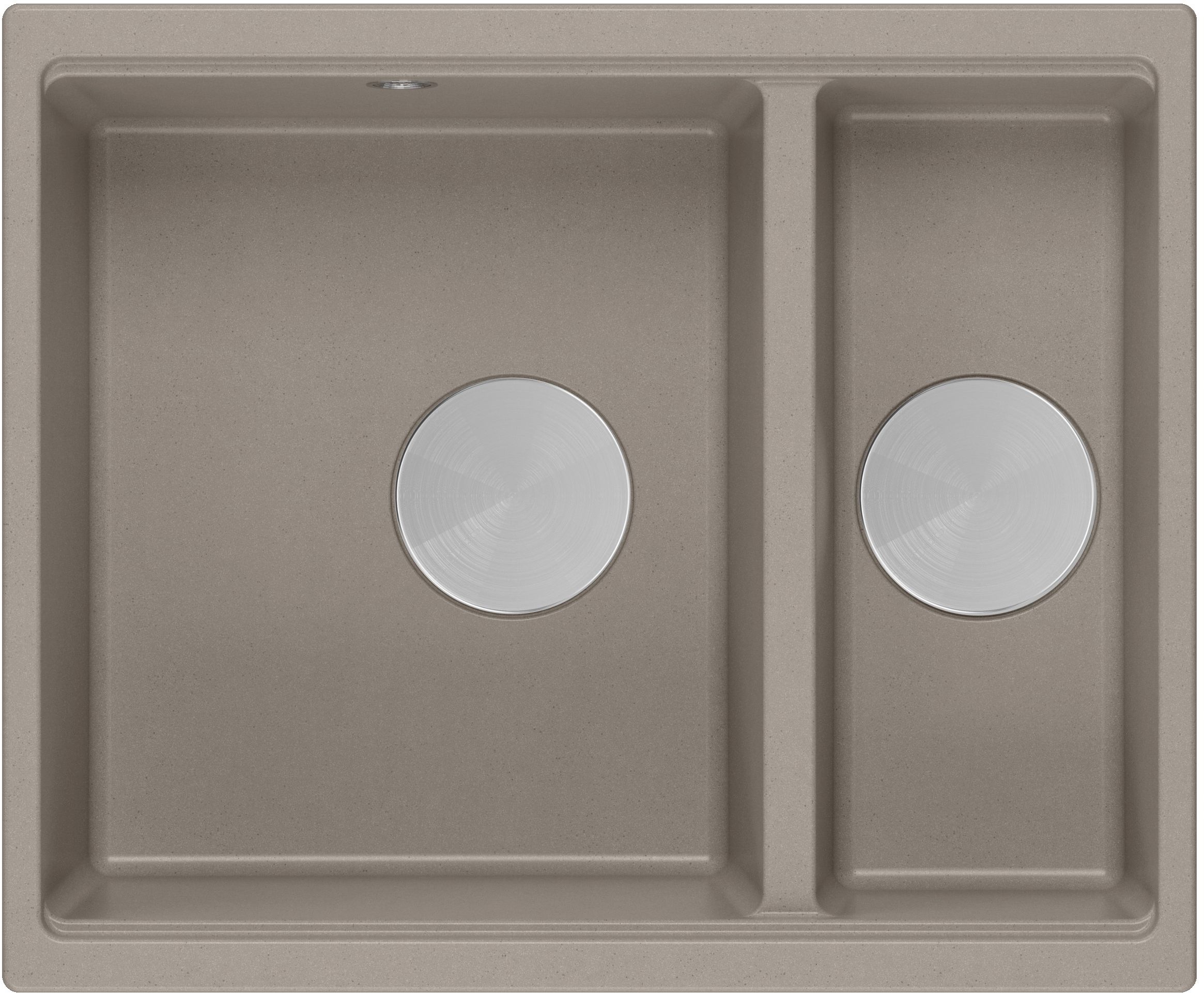 Quadron Logan graniteq-spüle 55x46 cm beige HCQL5646U4-BS_U