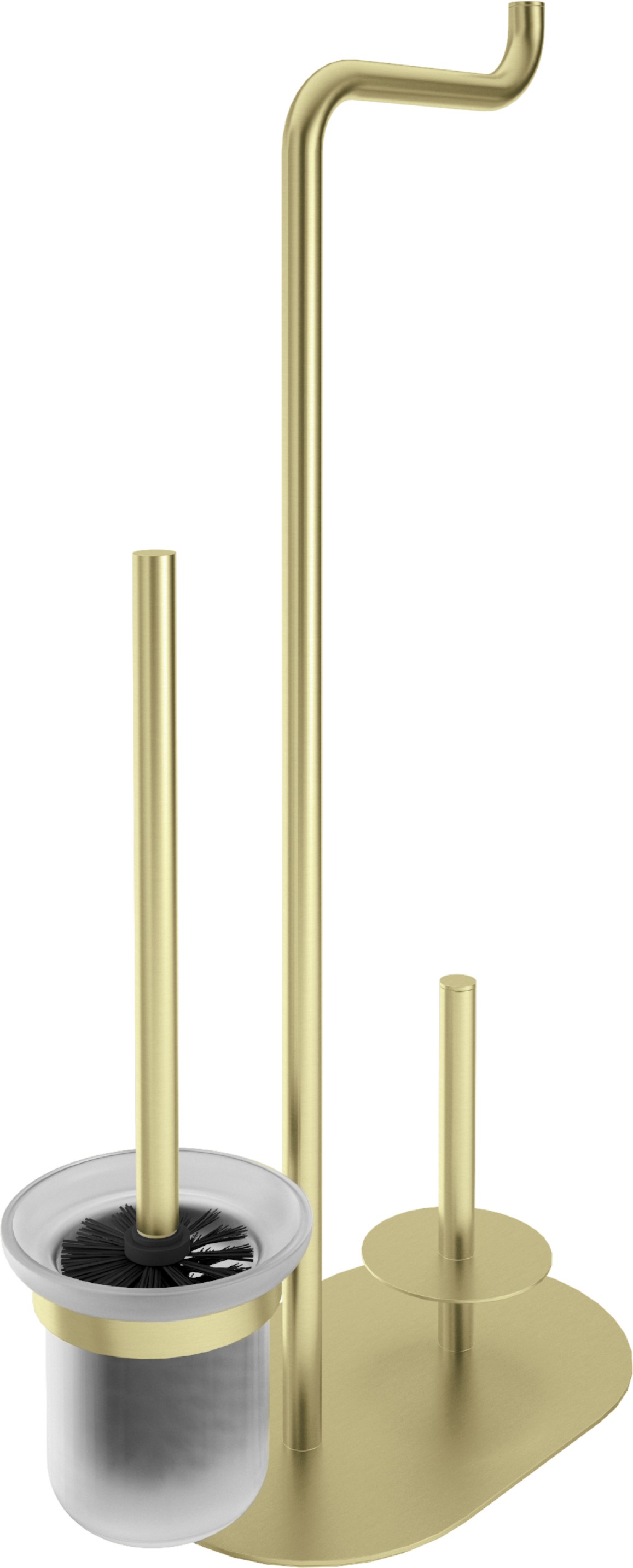 Deante Silia Stehen Sie mit einer Toilettenbürste gold ADIR732