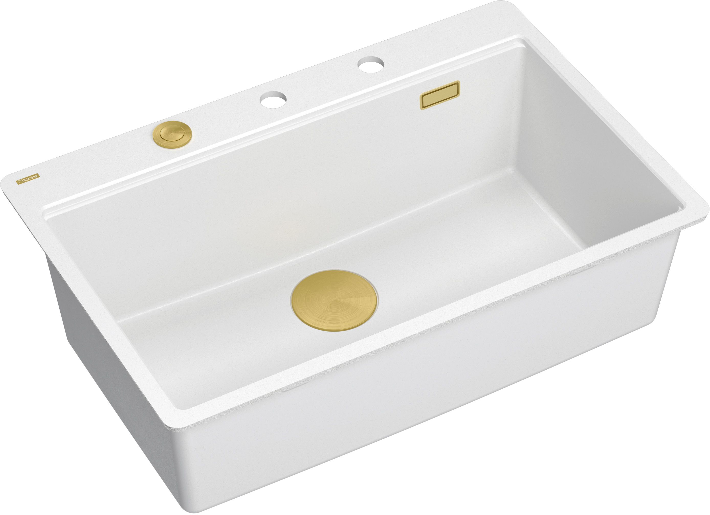 Quadron Marc GraniteQ-Spüle 75x49 cm weiß HQM7650U1_FM_PVDG1