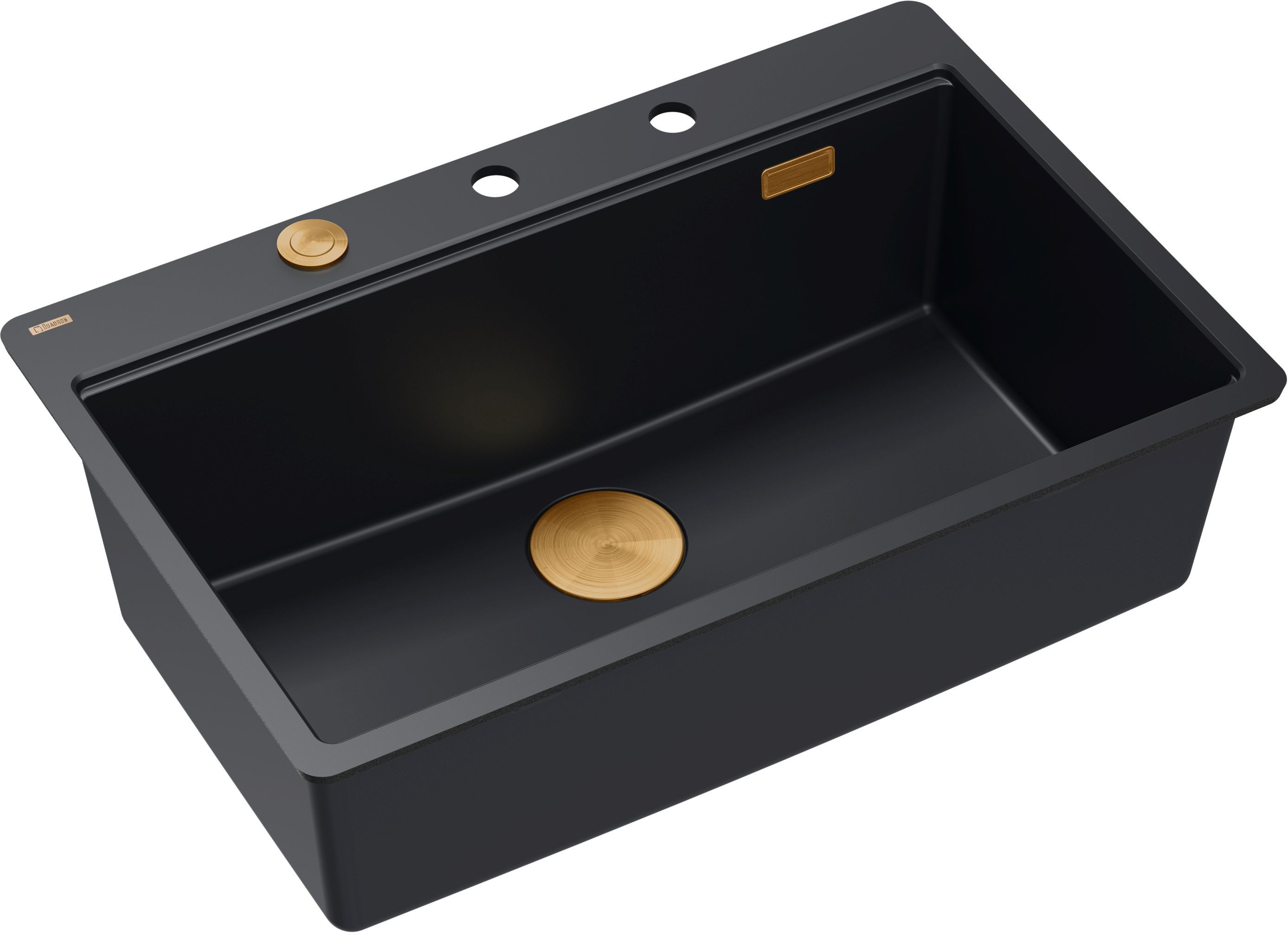 Quadron Marc GraniteQ-Spüle 75x49 cm schwarz HQM7650U7_FM_PVDC1