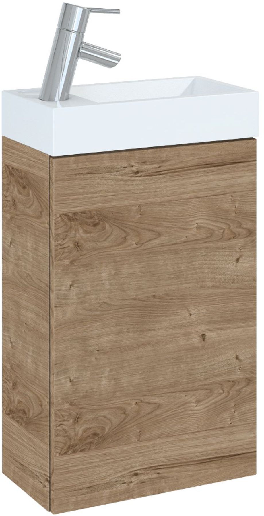 Elita Young Basic Waschbecken mit Unterschrank 40.2 cm eiche RE168991007050