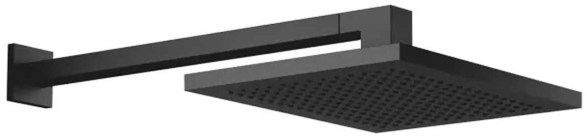 Dornbracht Specific Kopfbrause mit Brausearm 30x24 cm rechteckig schwarz 28765980-33