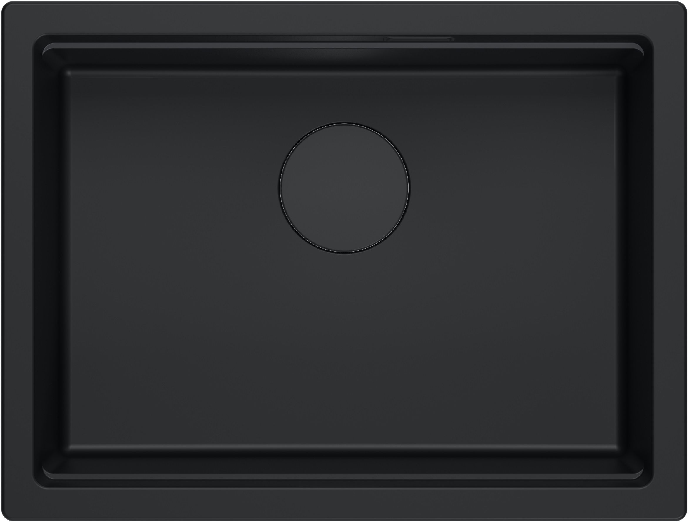 Quadron Logan GraniteQ-Spüle 56x45 cm schwarz HQJ6045U7_BLM_U