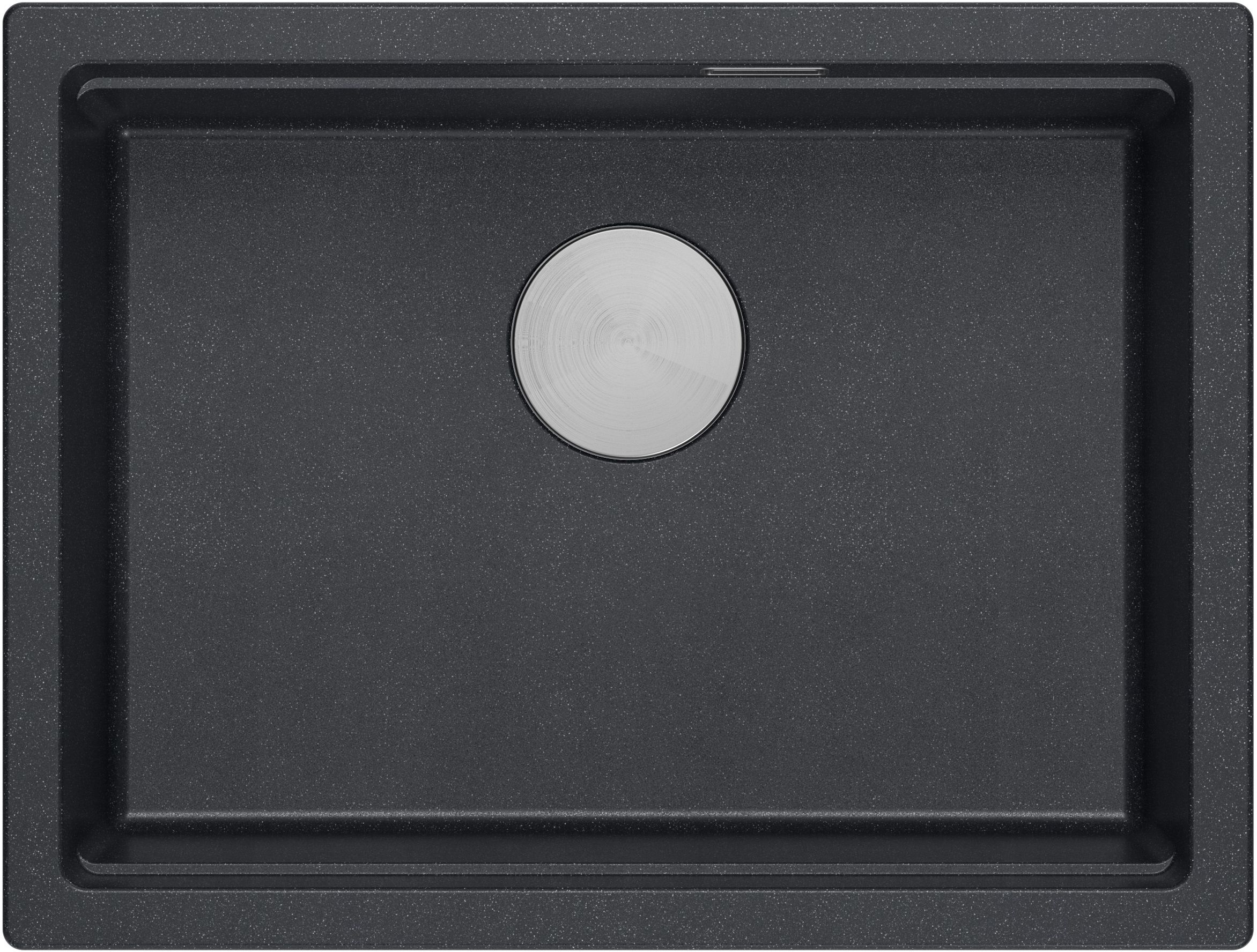 Quadron Logan GraniteQ-Spüle 56x45 cm schwarz HQJ6045U8_BS_U