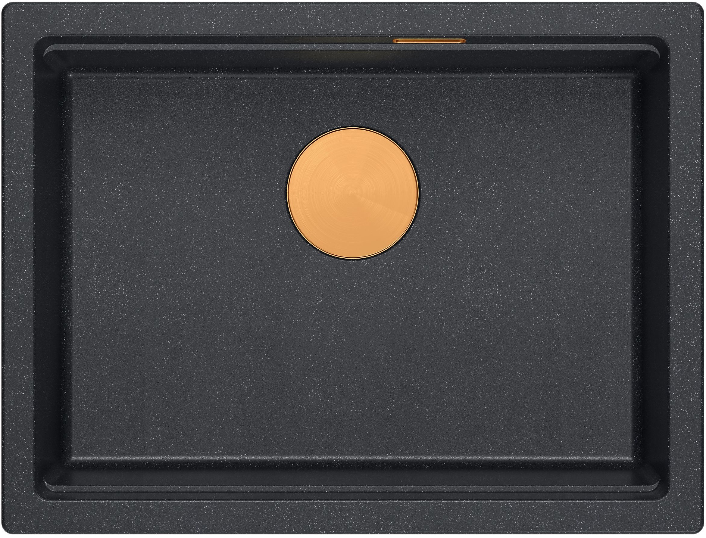 Quadron Logan GraniteQ-Spüle 56x45 cm schwarz-grau/graphit/onyx HQJ6045U8PVDC1U