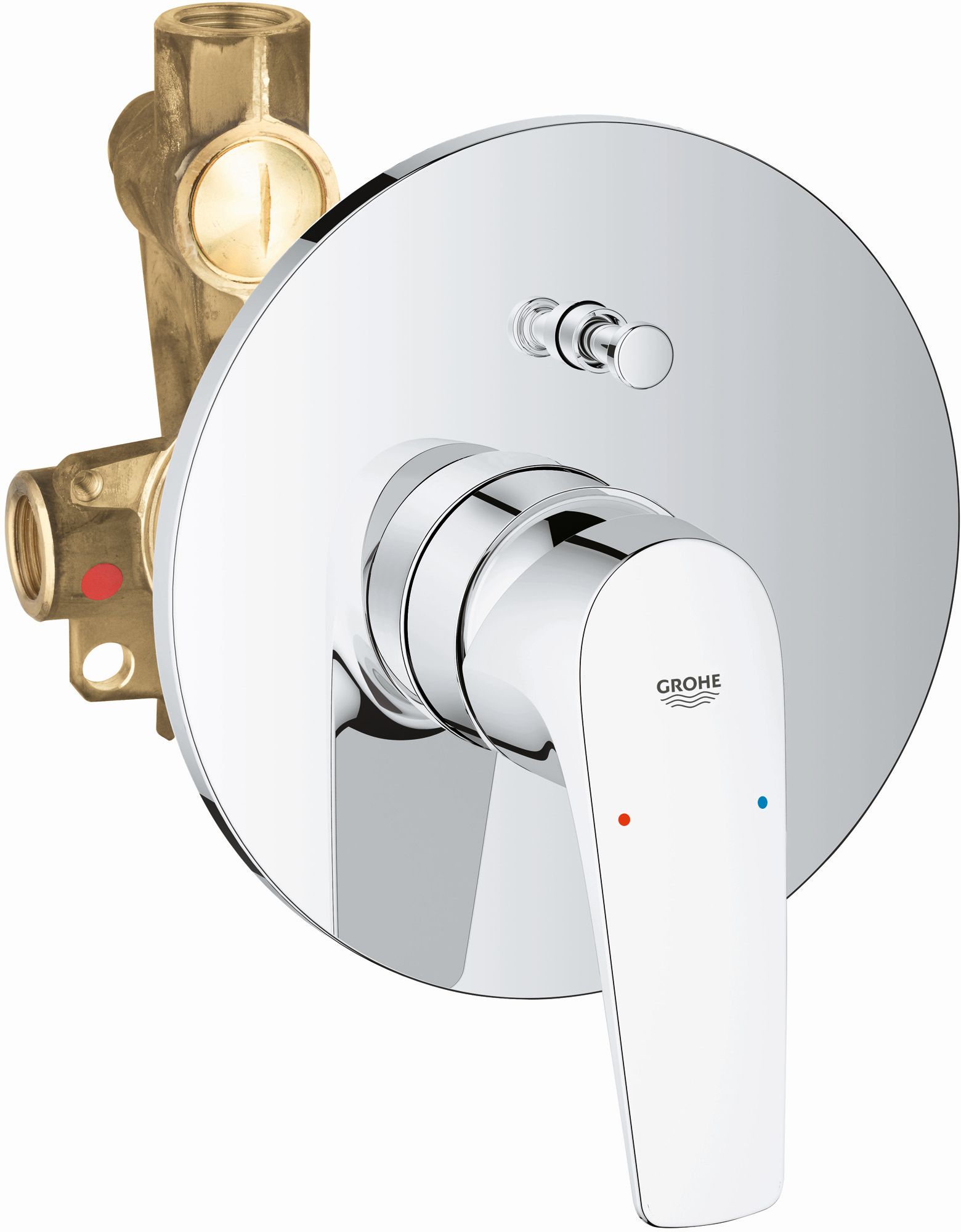 Grohe Start Flow Badewannen- und Duscharmatur Unterputz StarLight Chrome 29117000