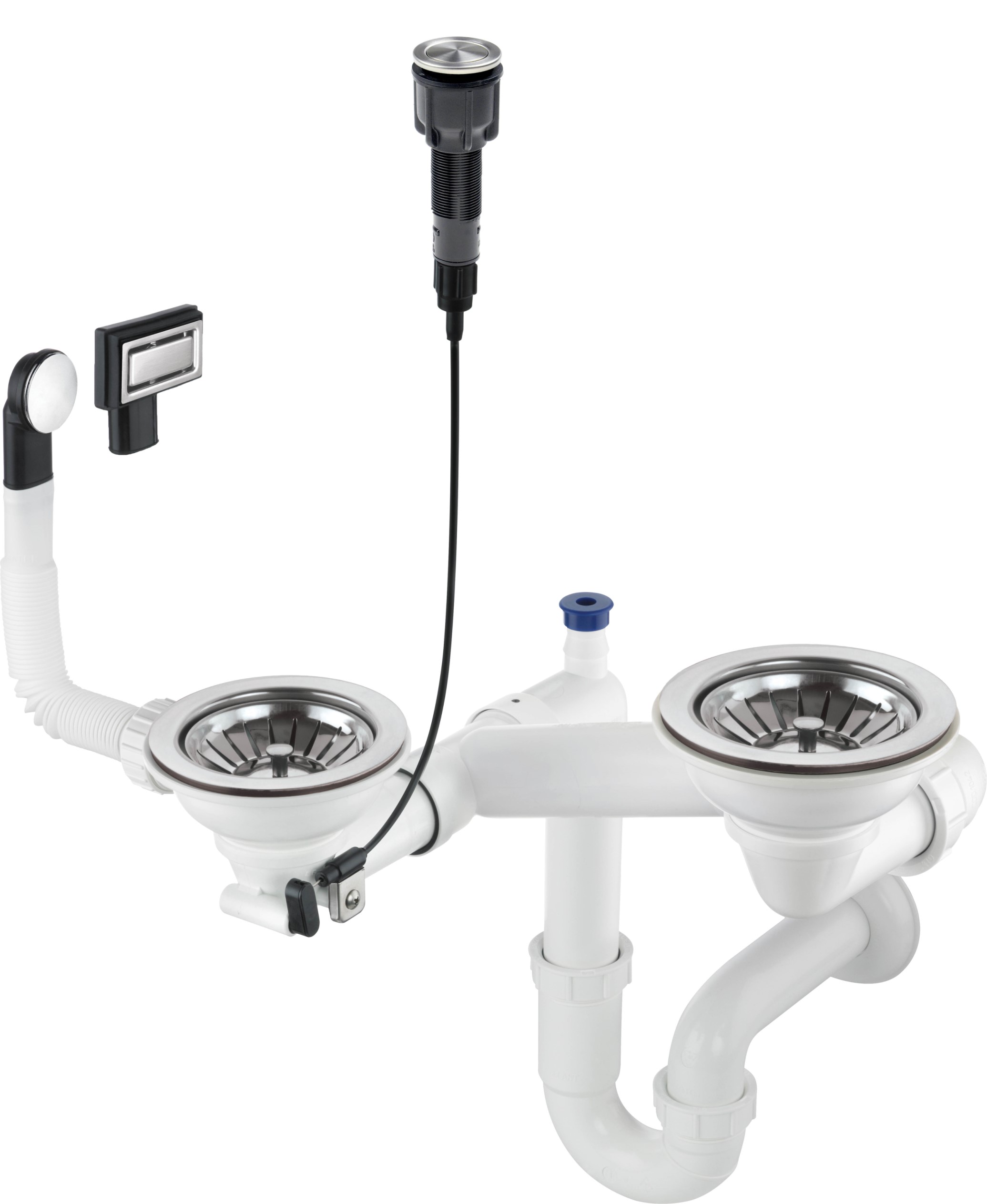 Deante Space Saver siphon für waschbecken ZXY9983