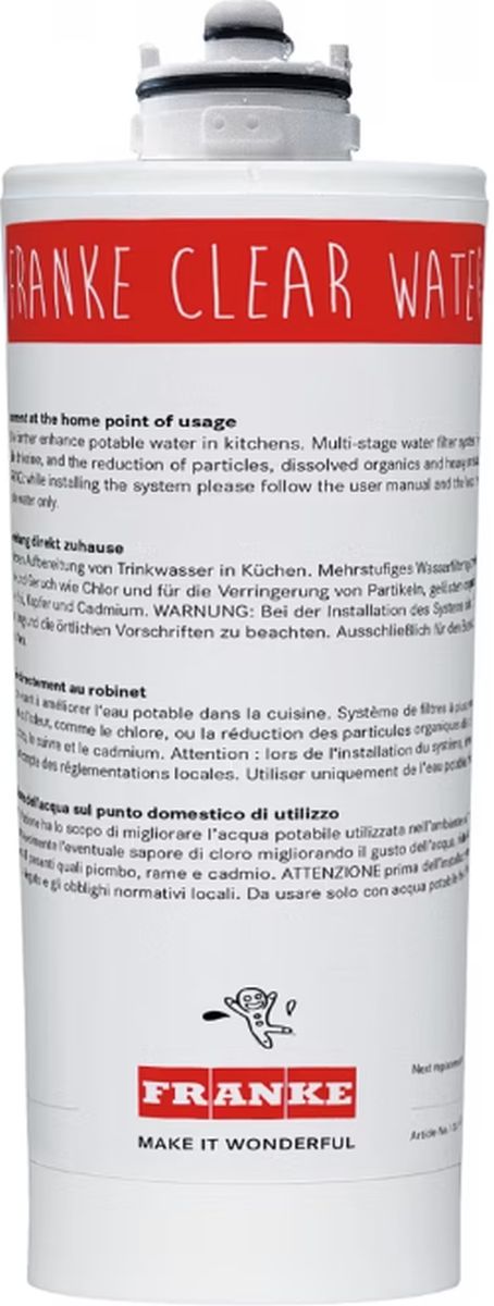 Franke Clear Water untertischfilter 133.0284.026