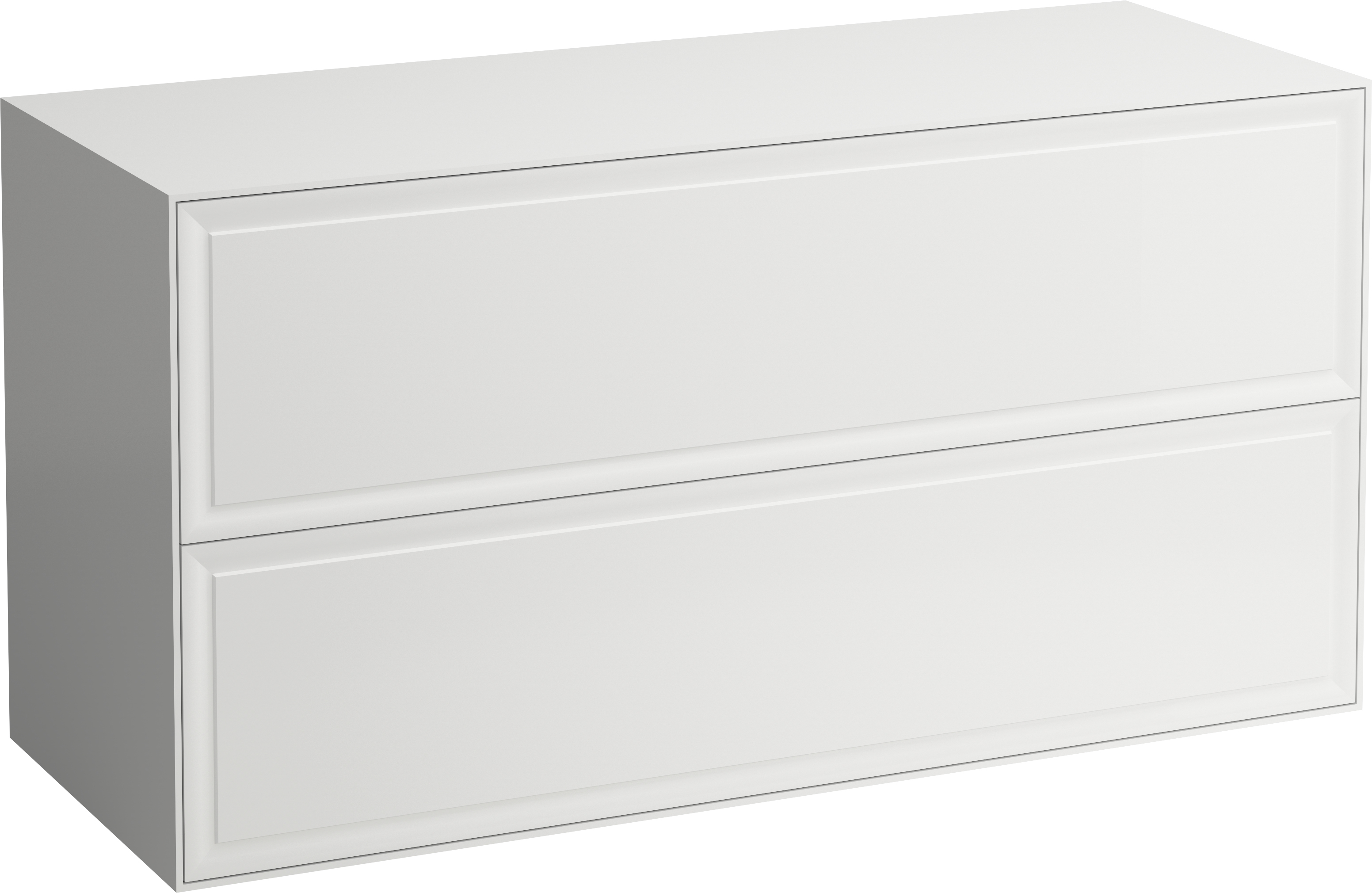 Laufen The New Classic Schrank mit Arbeitsplatte 117.5x45.5x60 cm Unterschrank hängend weiß H4060260856311