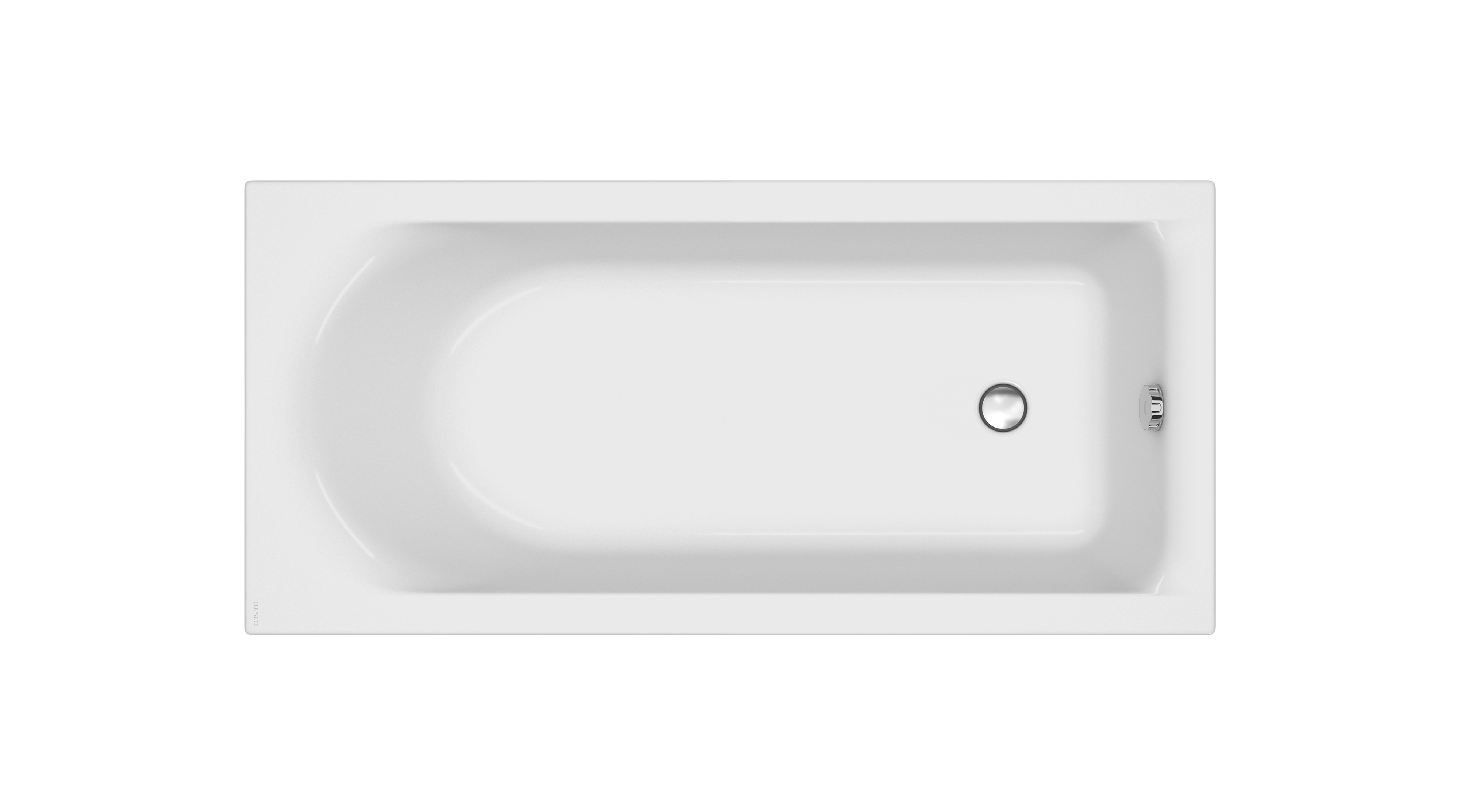 Cersanit City Rechteckige Badewanne 160x75 cm weiß S301335