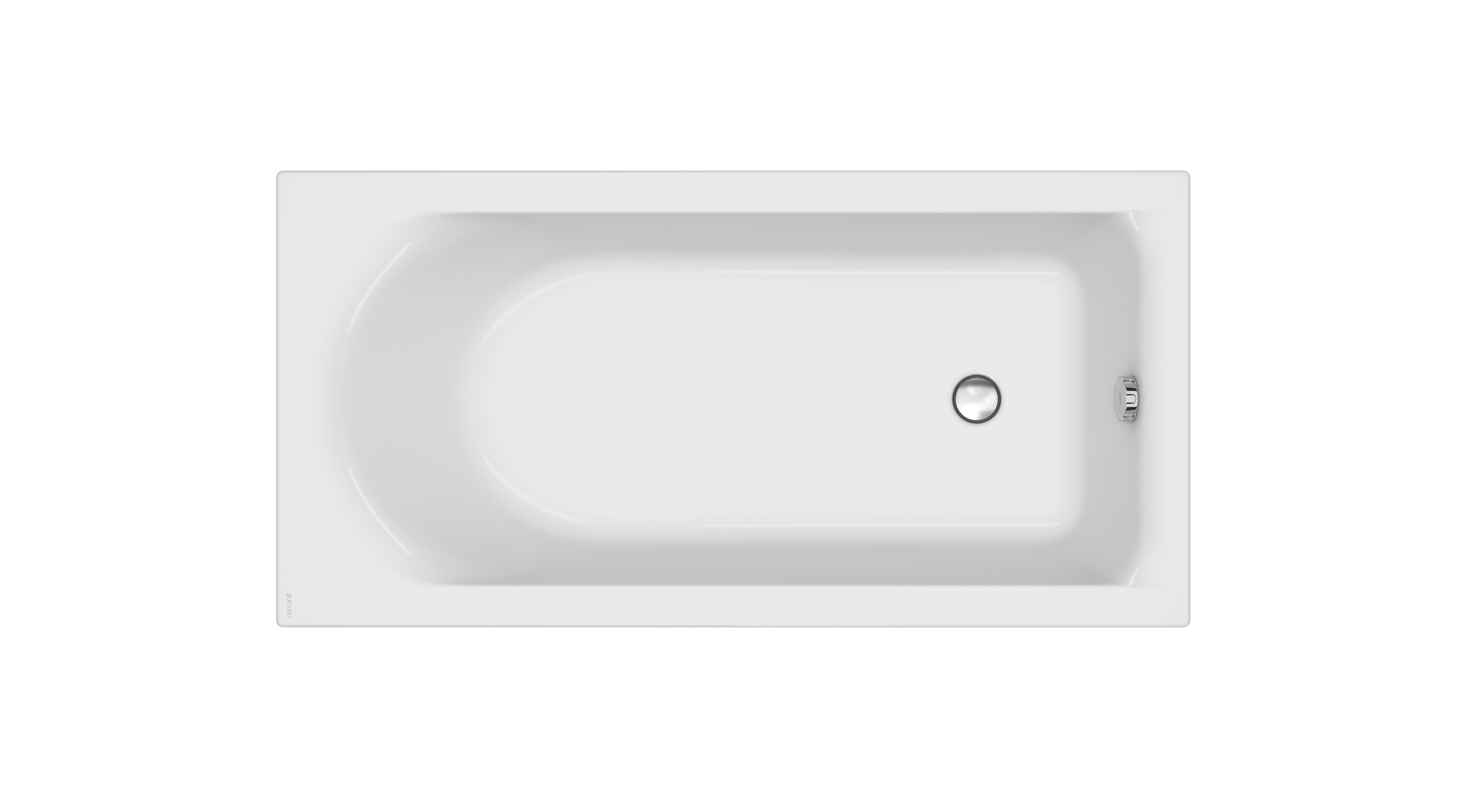 Cersanit City Rechteckige Badewanne 150x75 cm weiß S301334