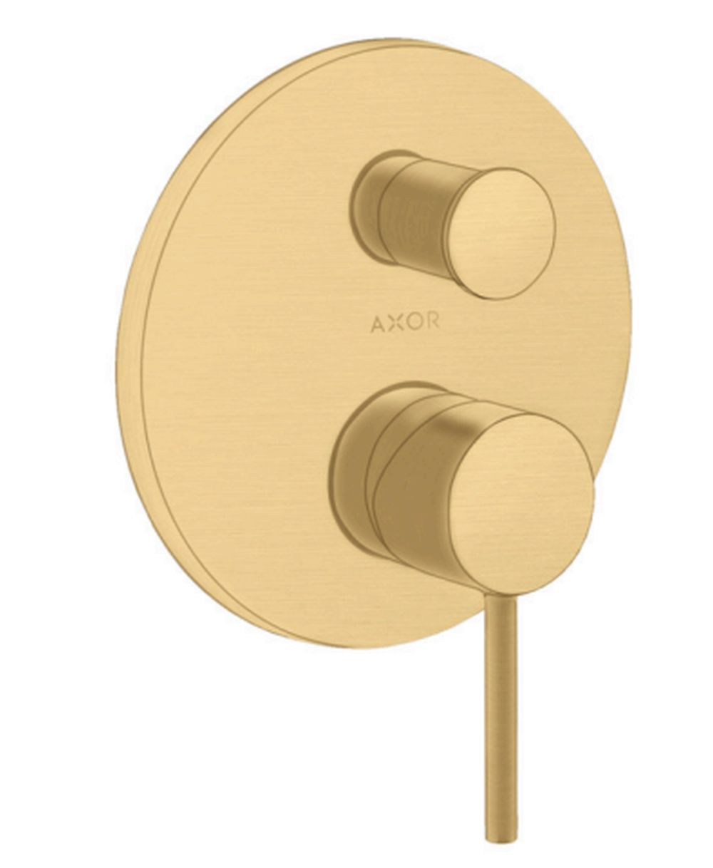 Axor Starck Badewannen- und Duscharmatur Unterputz gold 10418250