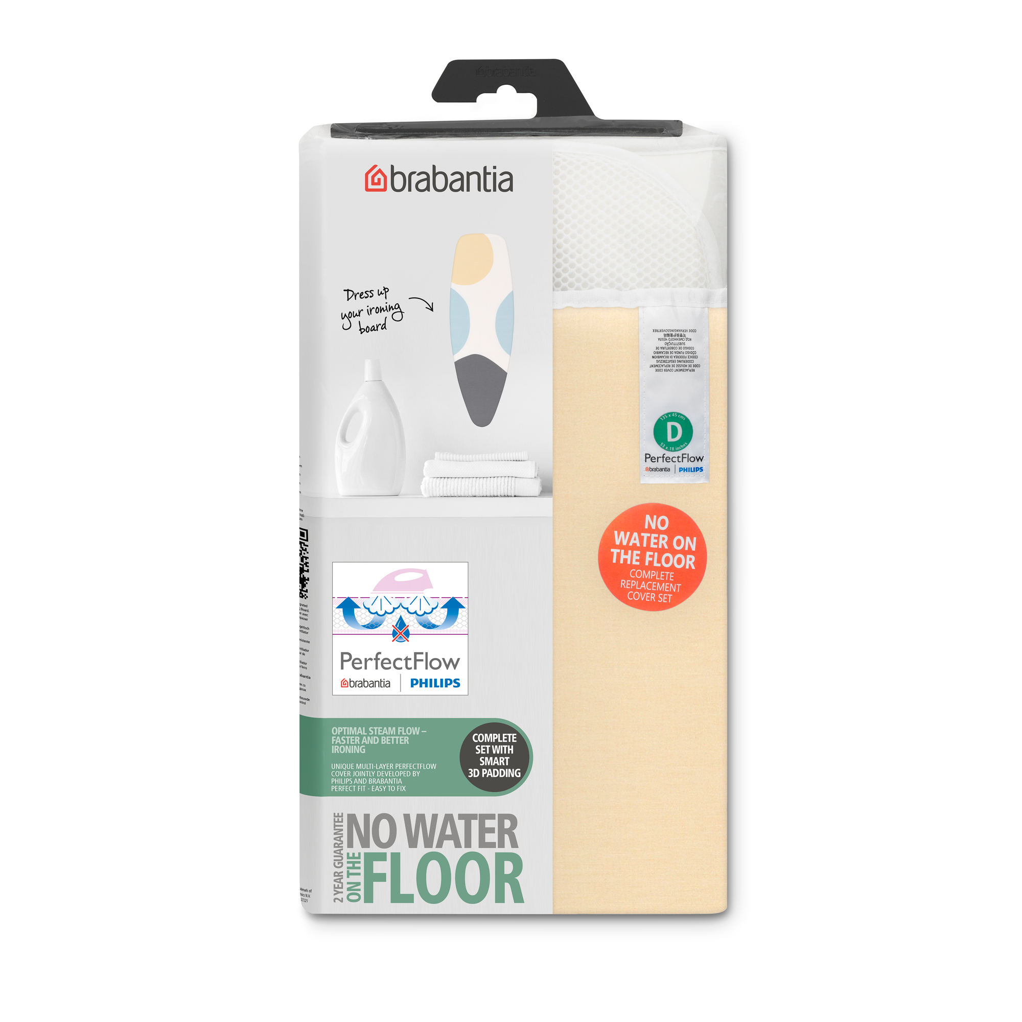 Brabantia PerfectFlow Bügelbrettbezug 135x45 cm 131608