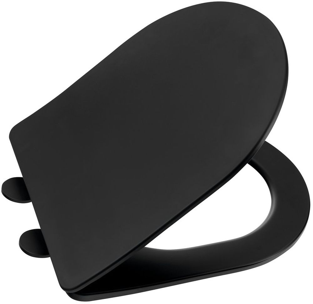 Sapho Paco Toilletensitz absenkautomatik schwarz PCS1012B