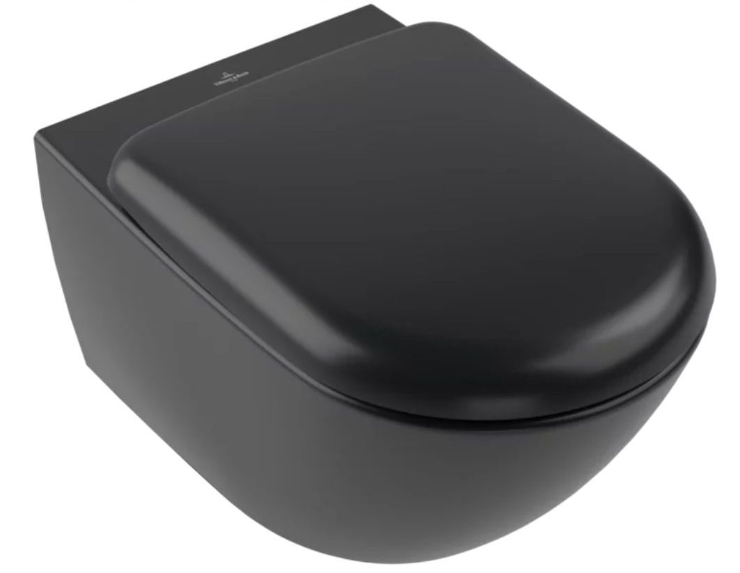 Villeroy & Boch Antao WC-Becken hängend Spülrandlos schwarz 4674T0R7