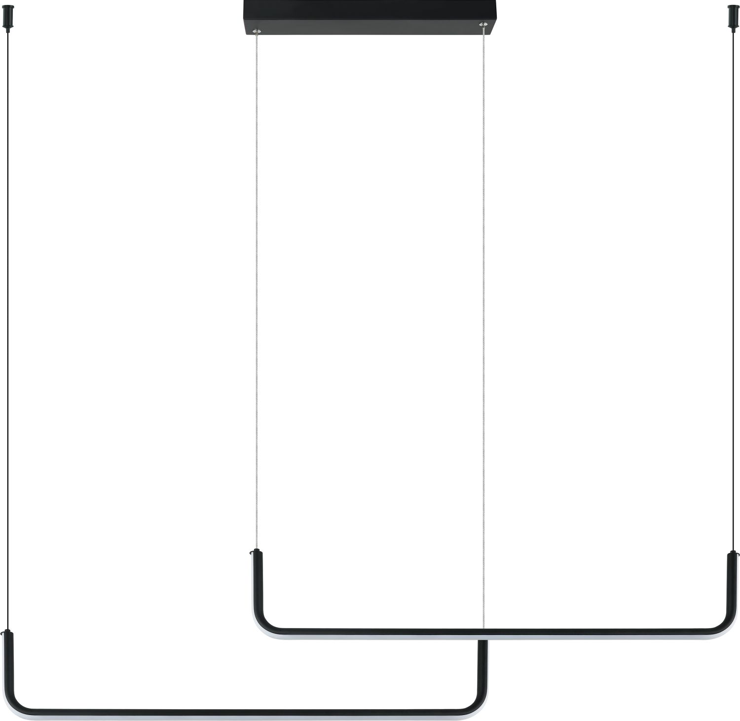 Light Prestige Malawi Pendelleuchte 1x40 W schwarz LP-1015/2PBASIC