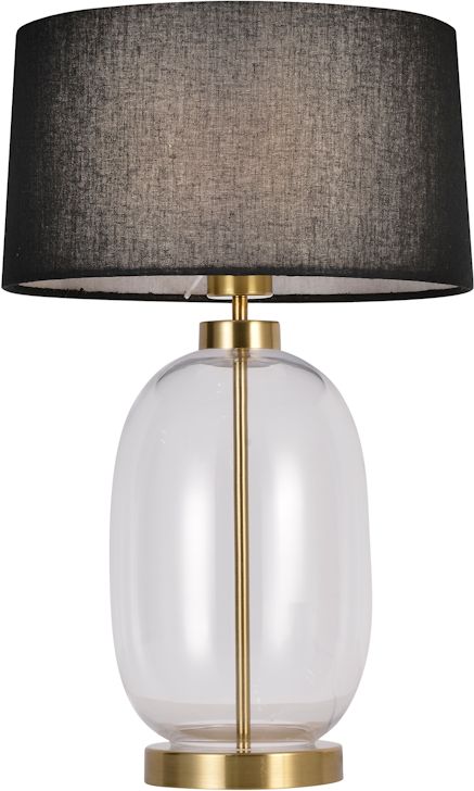 Light Prestige Amur Tischlampe 1x60 W schwarz-übersichtlich LP-919/1TTRANSPARENT